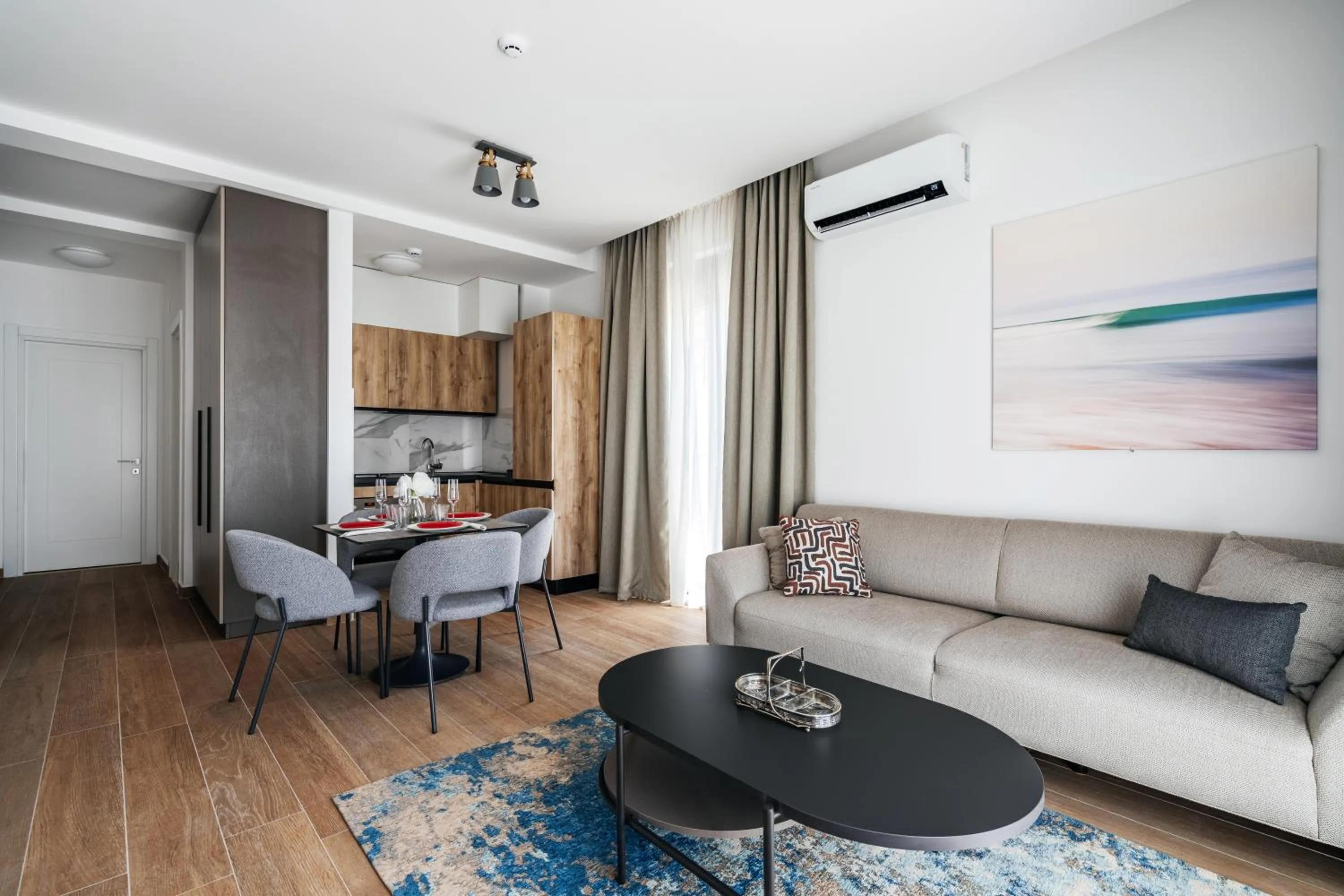 Kitchen or kitchenette in Risan Bay