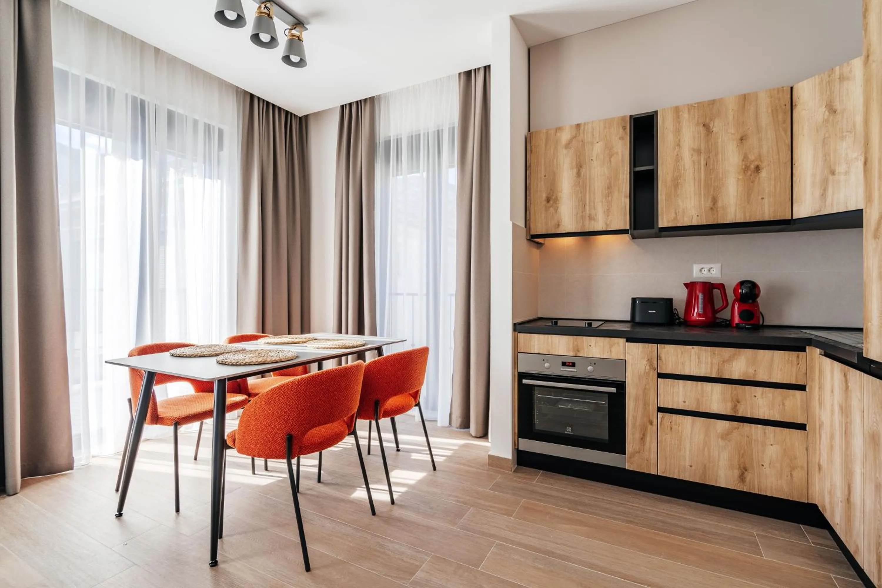 Kitchen or kitchenette in Risan Bay