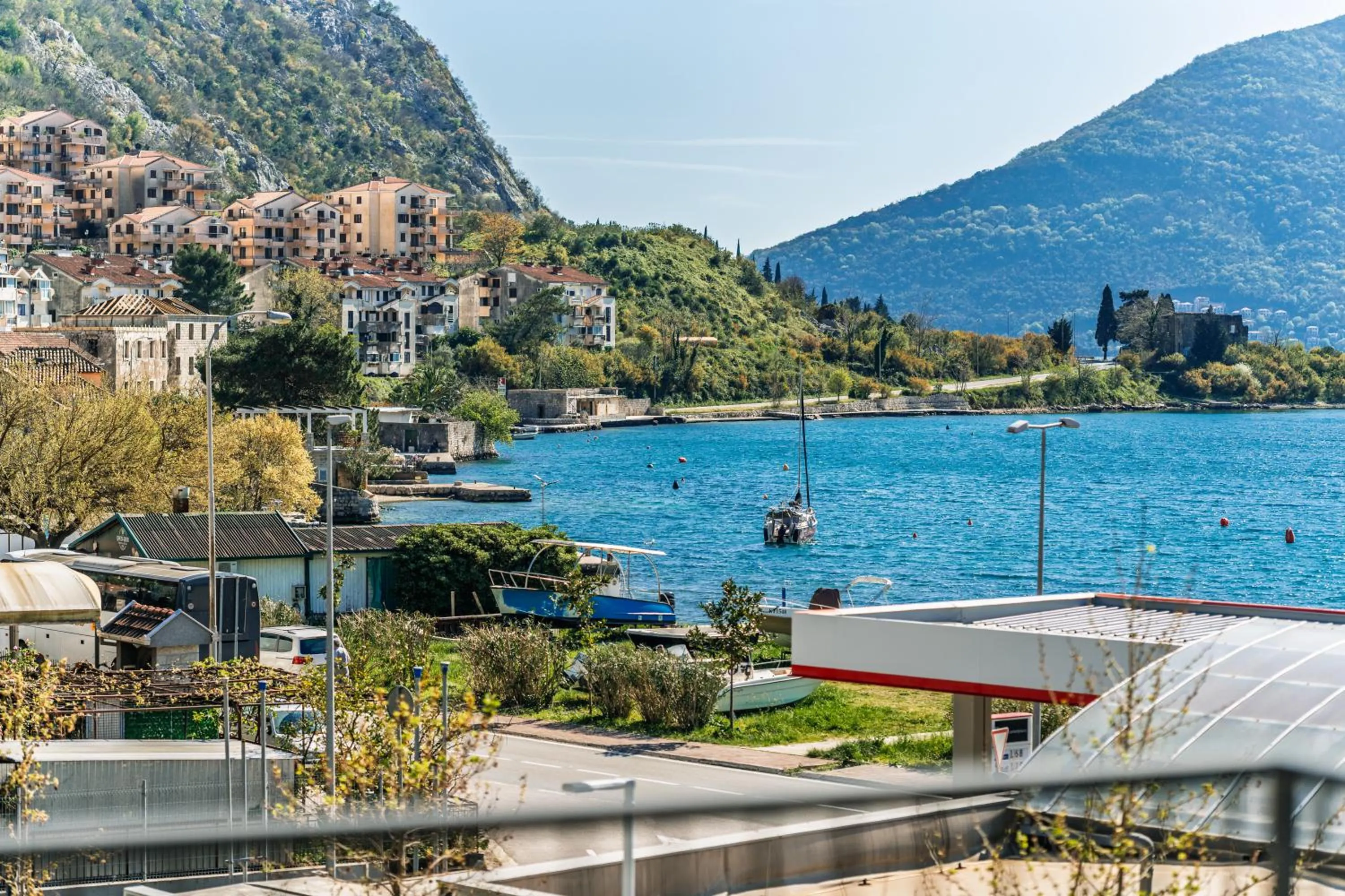 Natural landscape in Risan Bay