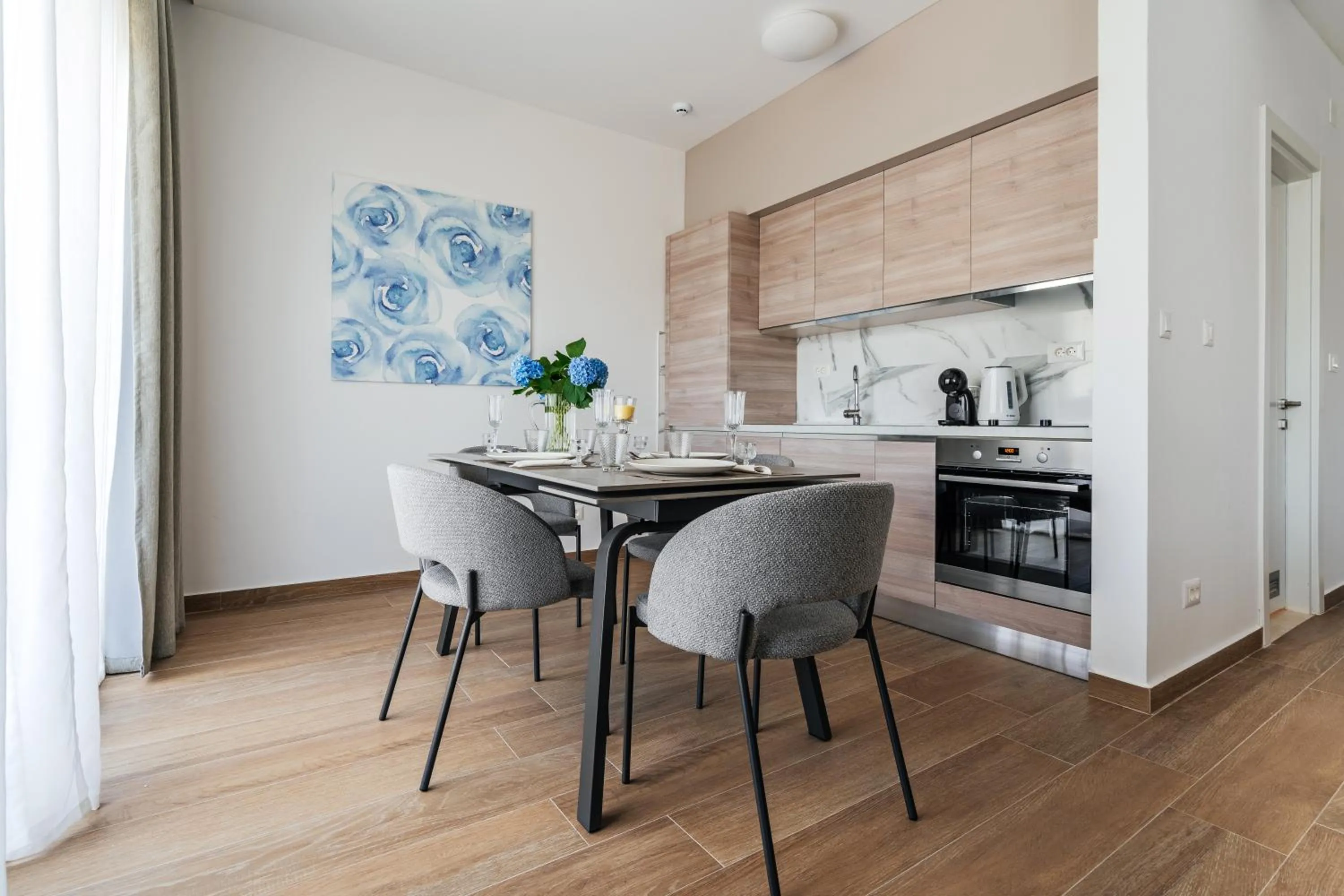 Kitchen or kitchenette in Risan Bay