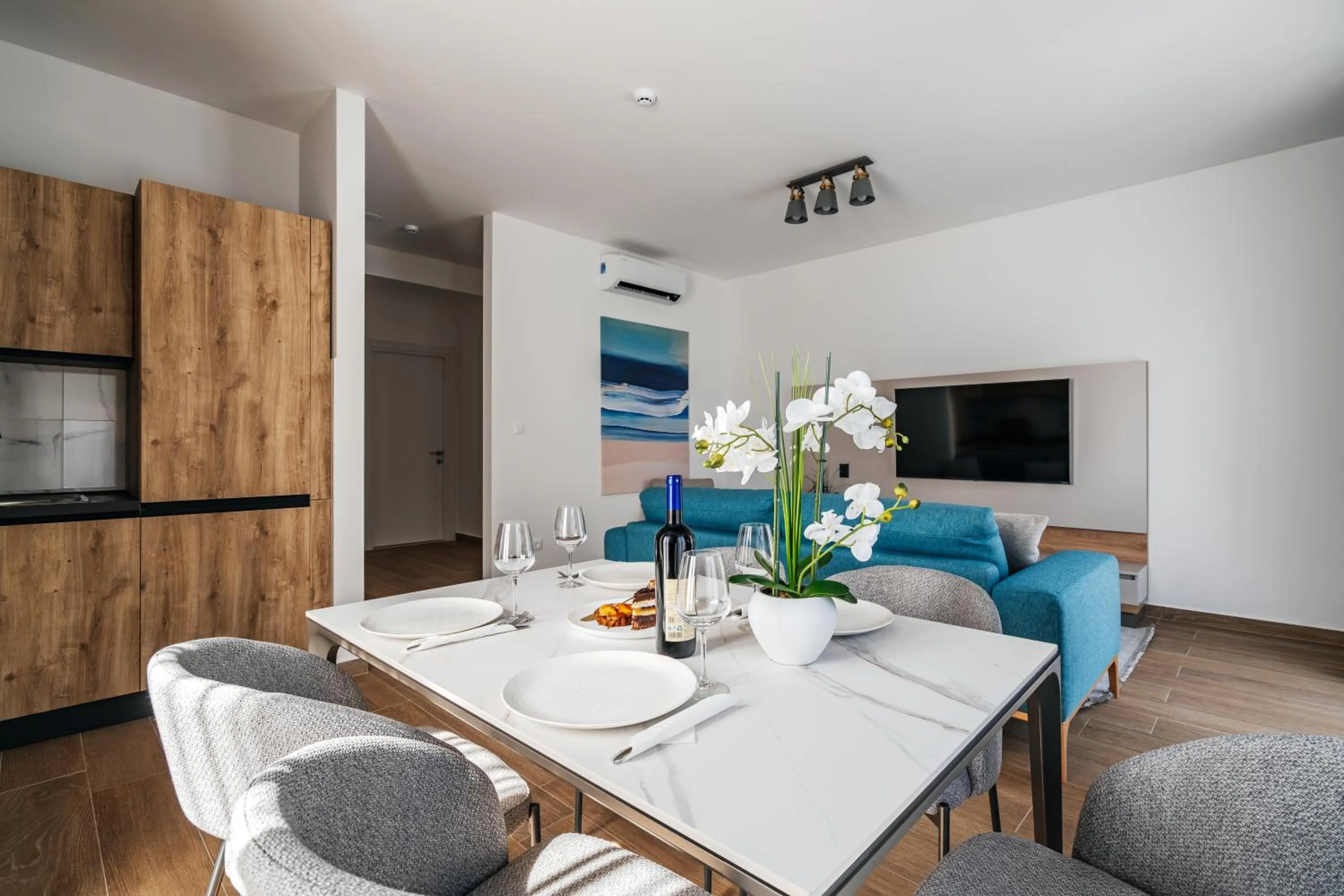 Living room in Risan Bay