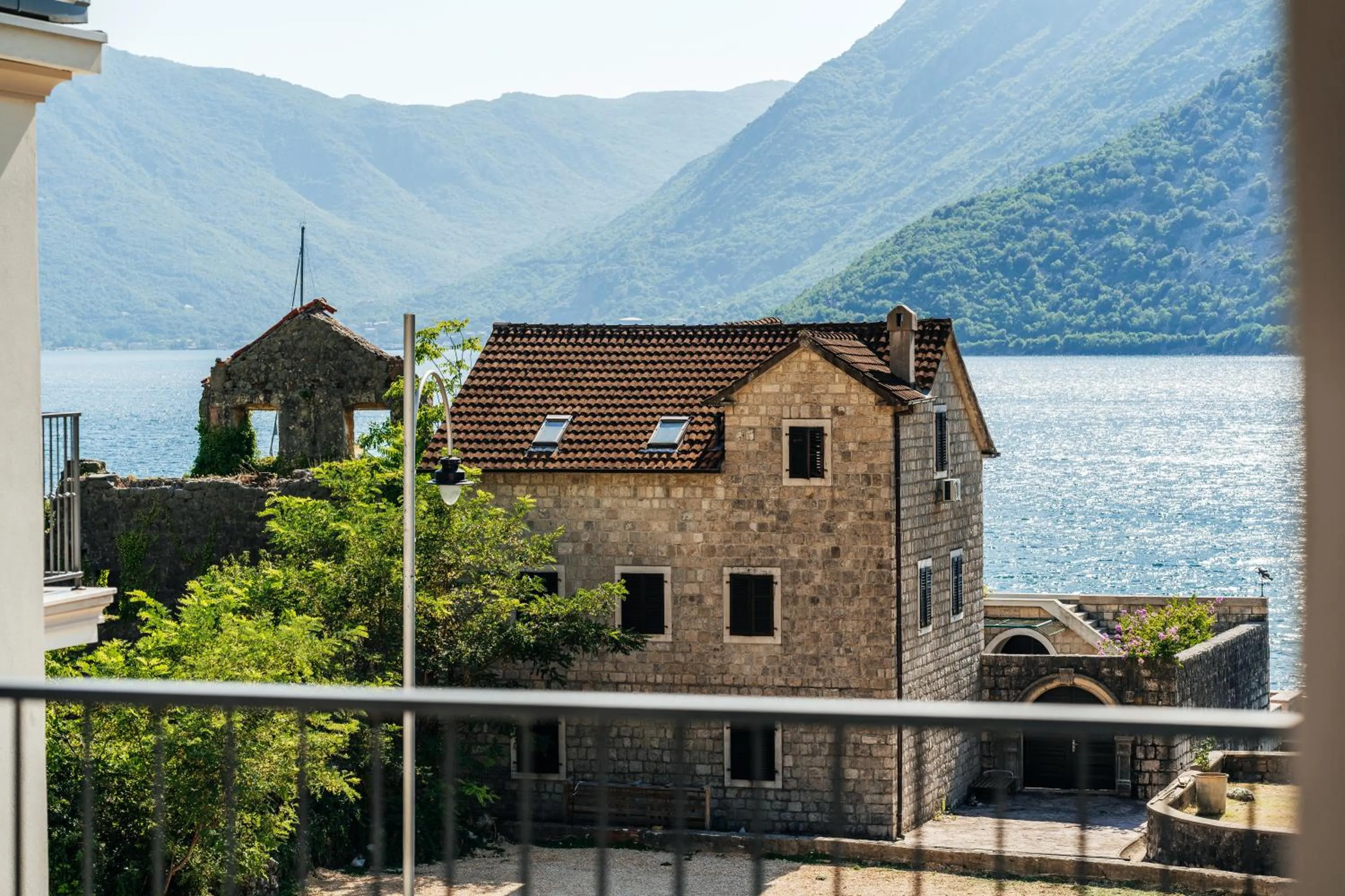 Nearby landmark in Risan Bay