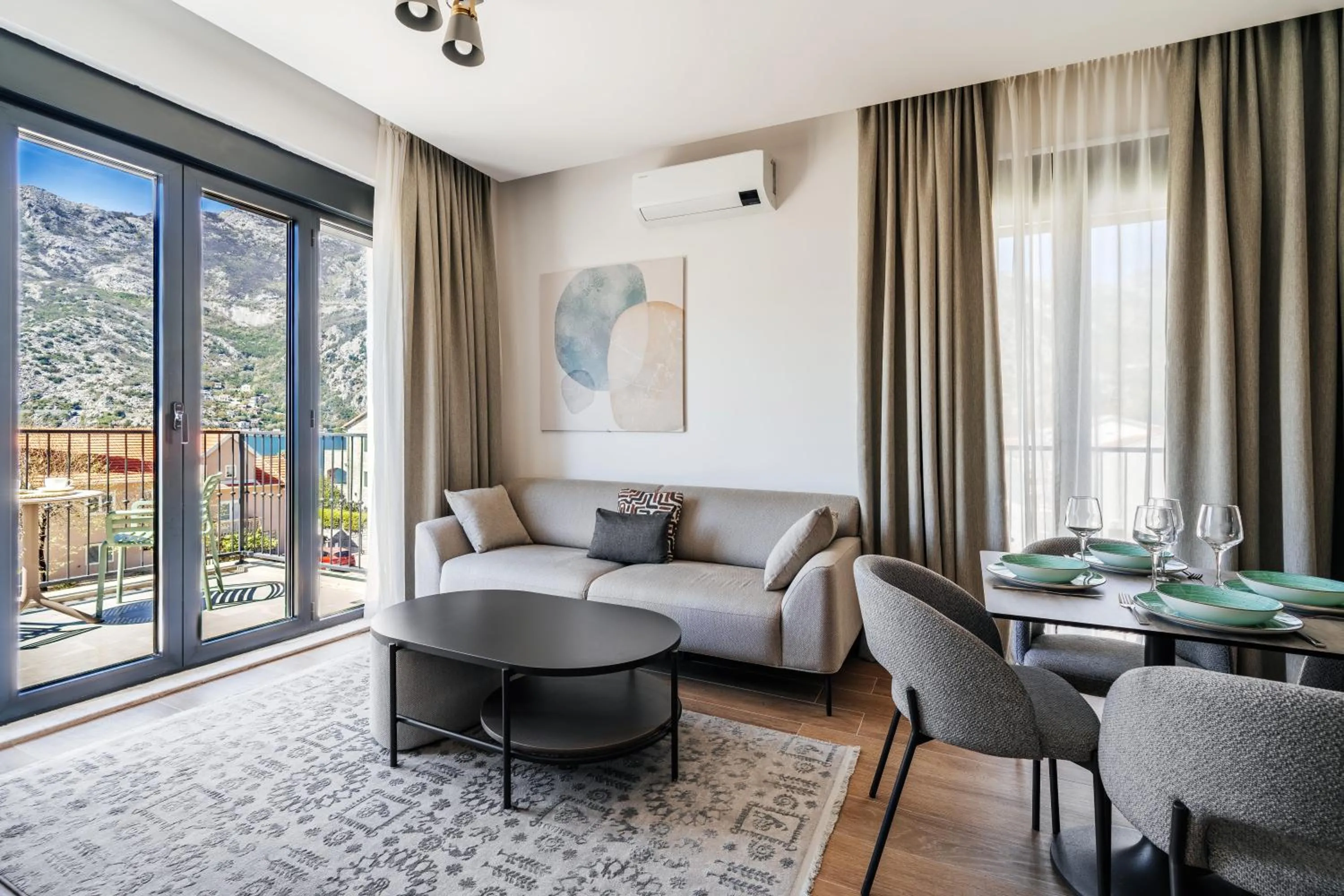 Living room in Risan Bay