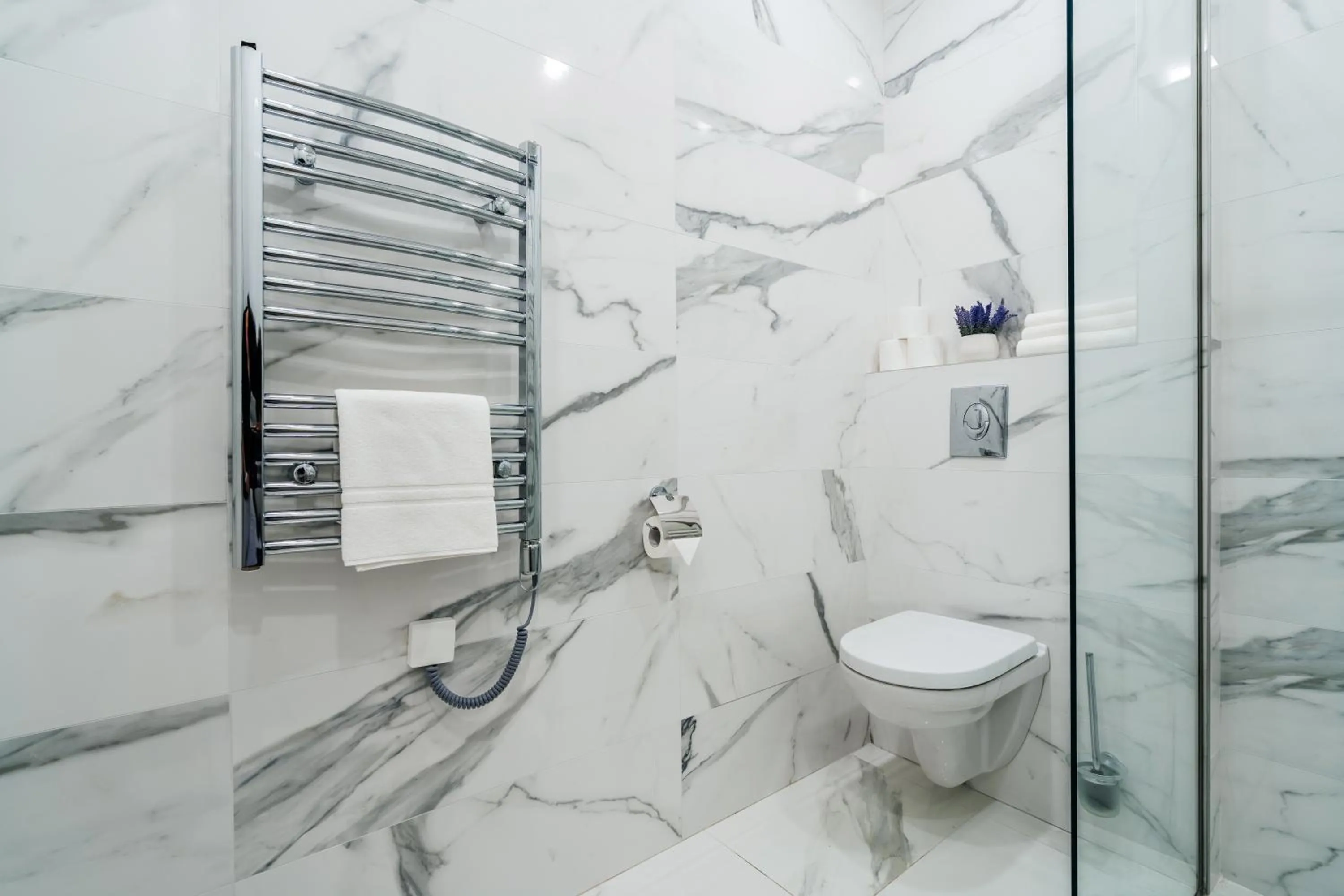 Shower in Risan Bay