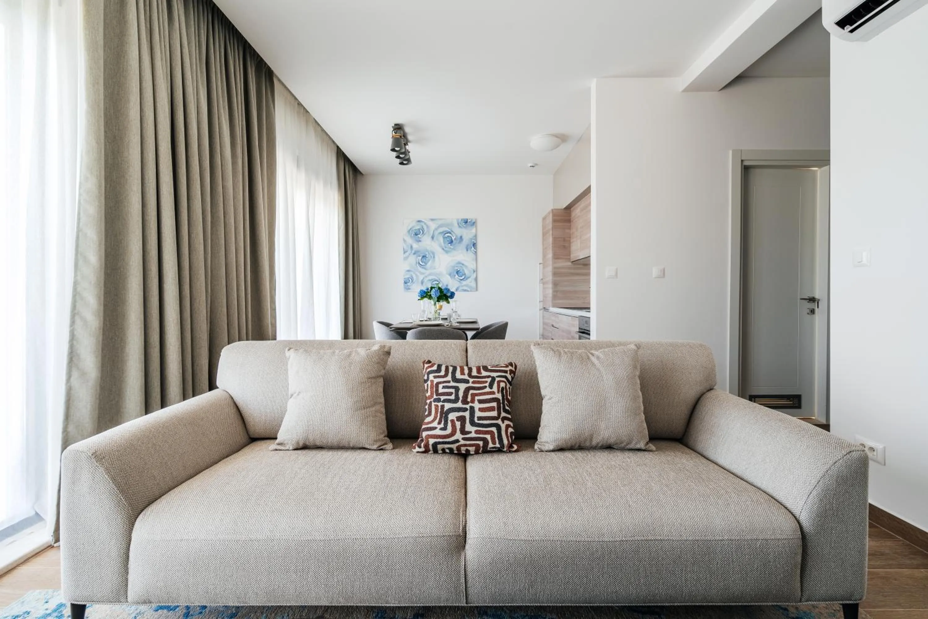 Living room in Risan Bay
