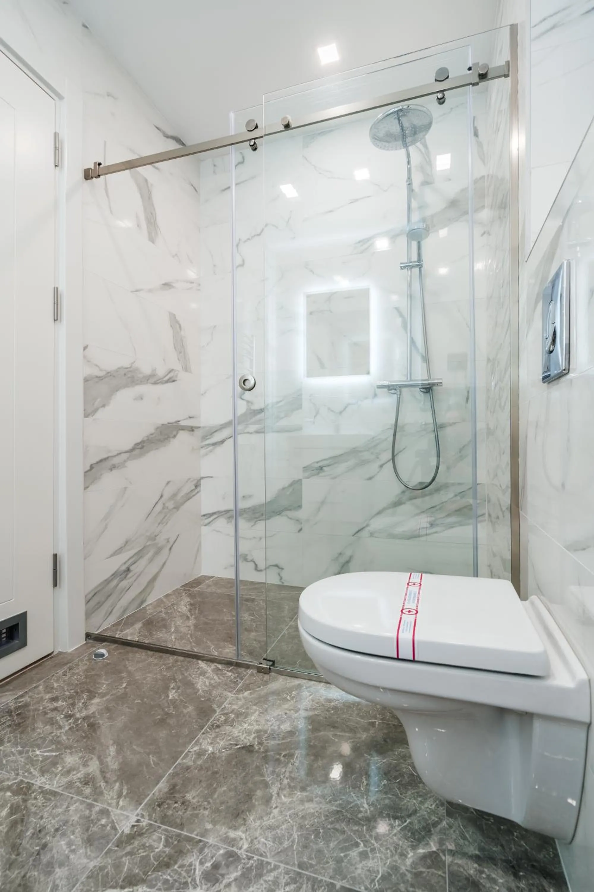 Shower in Risan Bay
