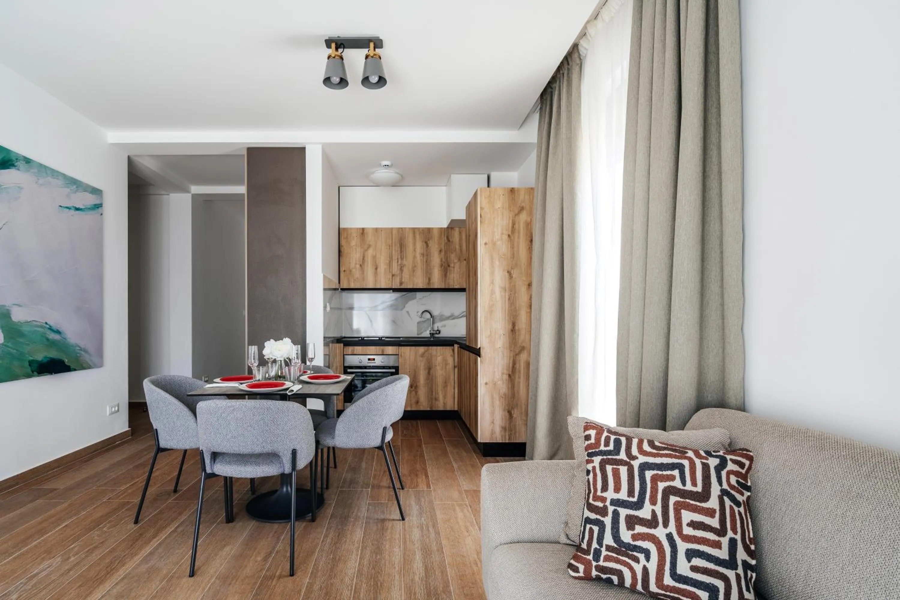 Kitchen or kitchenette in Risan Bay