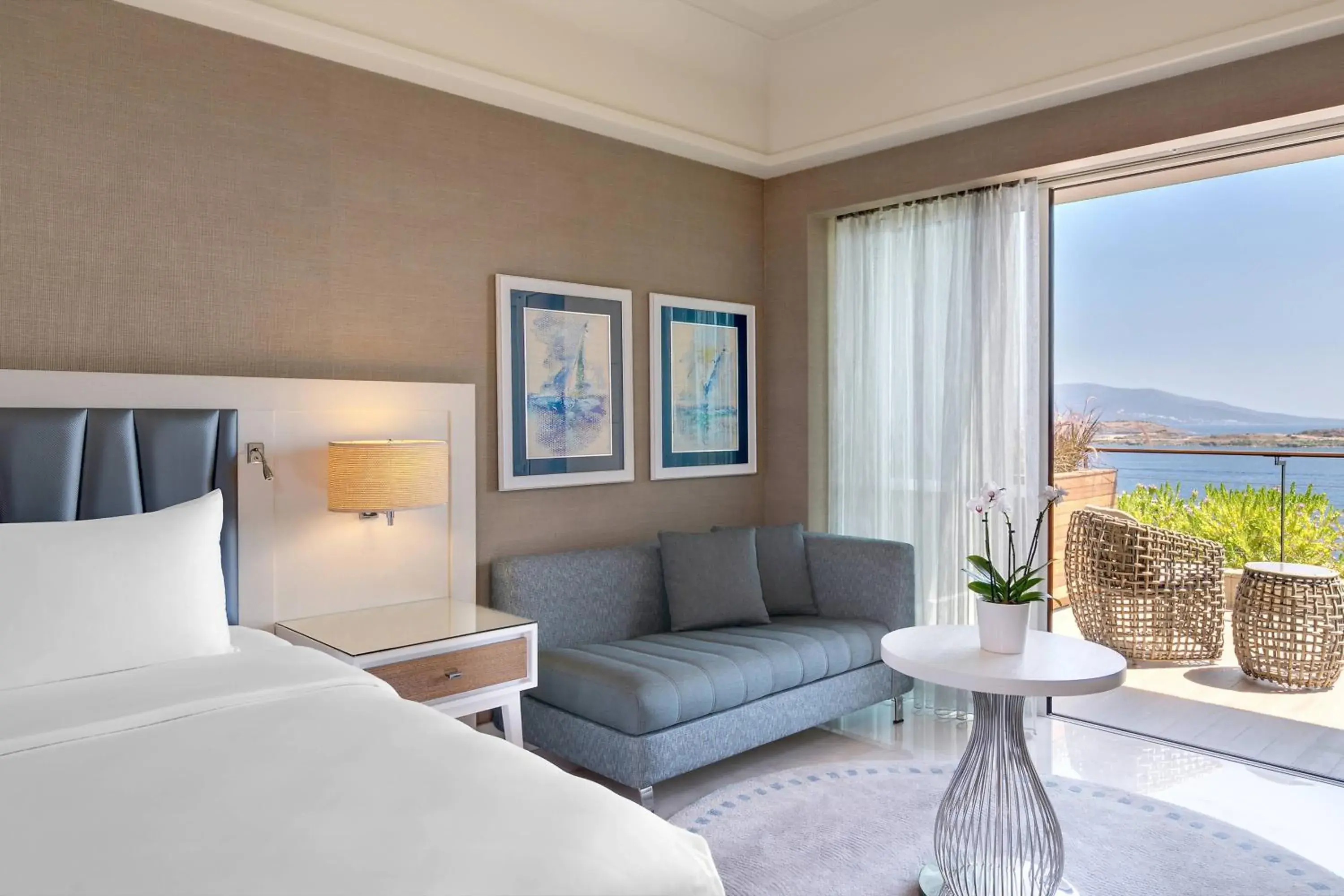 Premiere Twin Room, Guest room, 2 Queen, Sofa bed, Sea view in Caresse, a Luxury Collection Resort & Spa, Bodrum Premiere Twin Room, Guest room, 2 Queen, Sofa bed, Sea view in Caresse, a Luxury Collection Resort & Spa, Bodrum