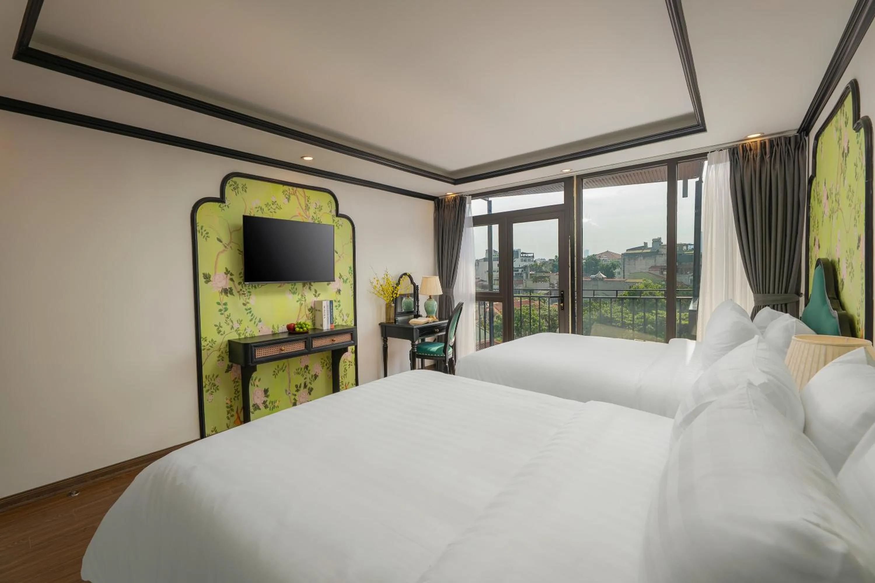 Bed in Hanoi Jasmine Premium Hotel & Travel