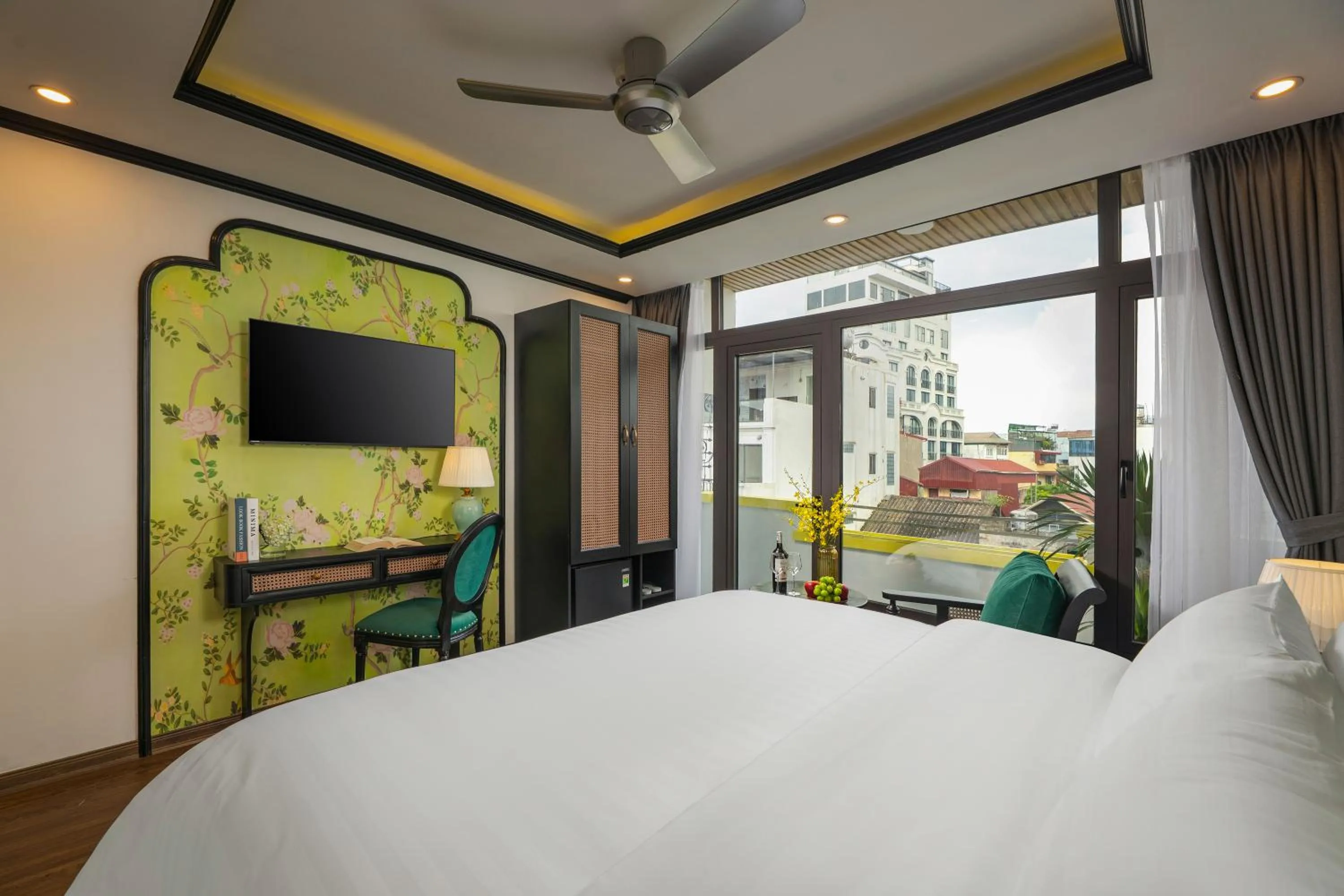 Bedroom, Bed in Hanoi Jasmine Premium Hotel & Travel
