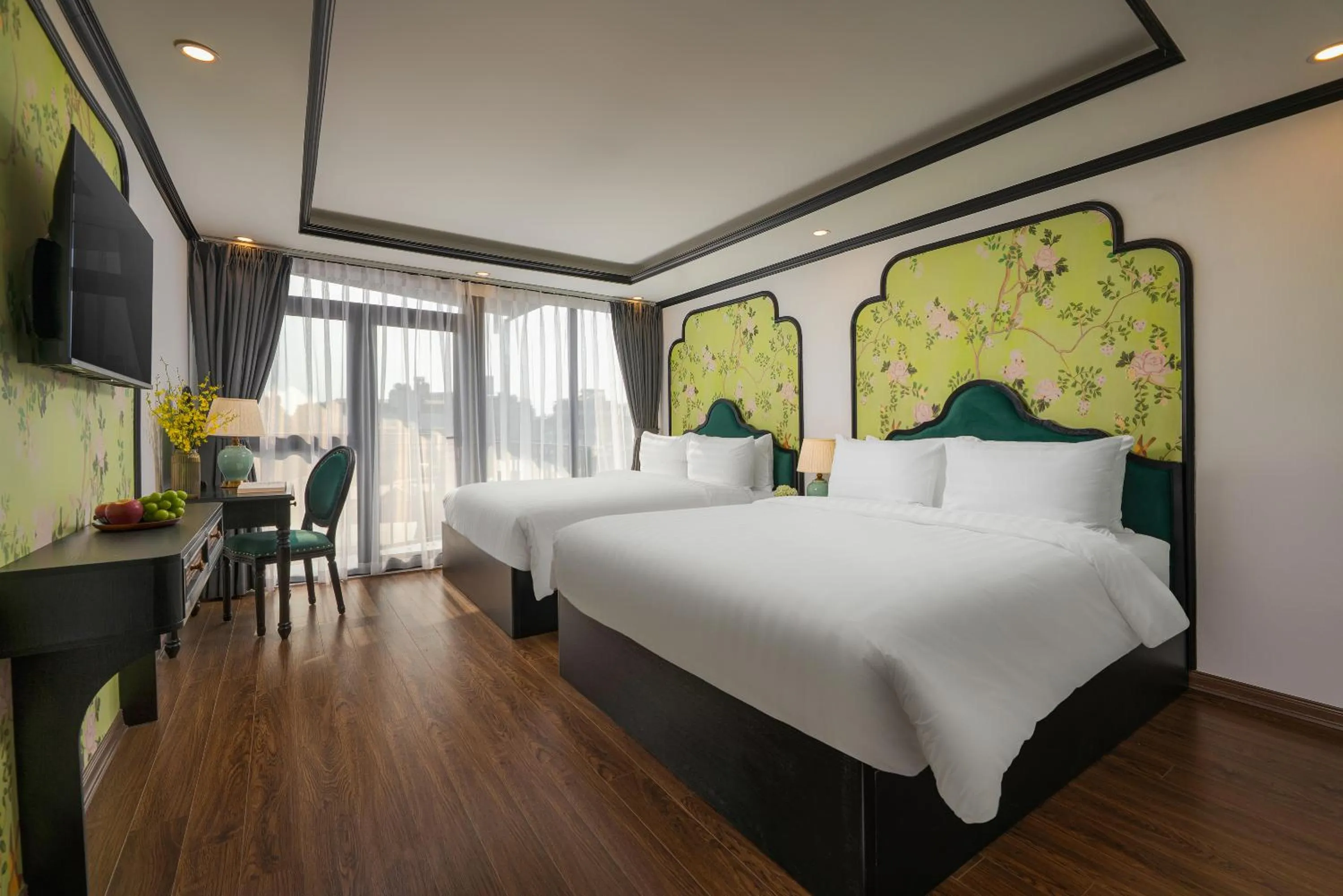 Bed in Hanoi Jasmine Premium Hotel & Travel