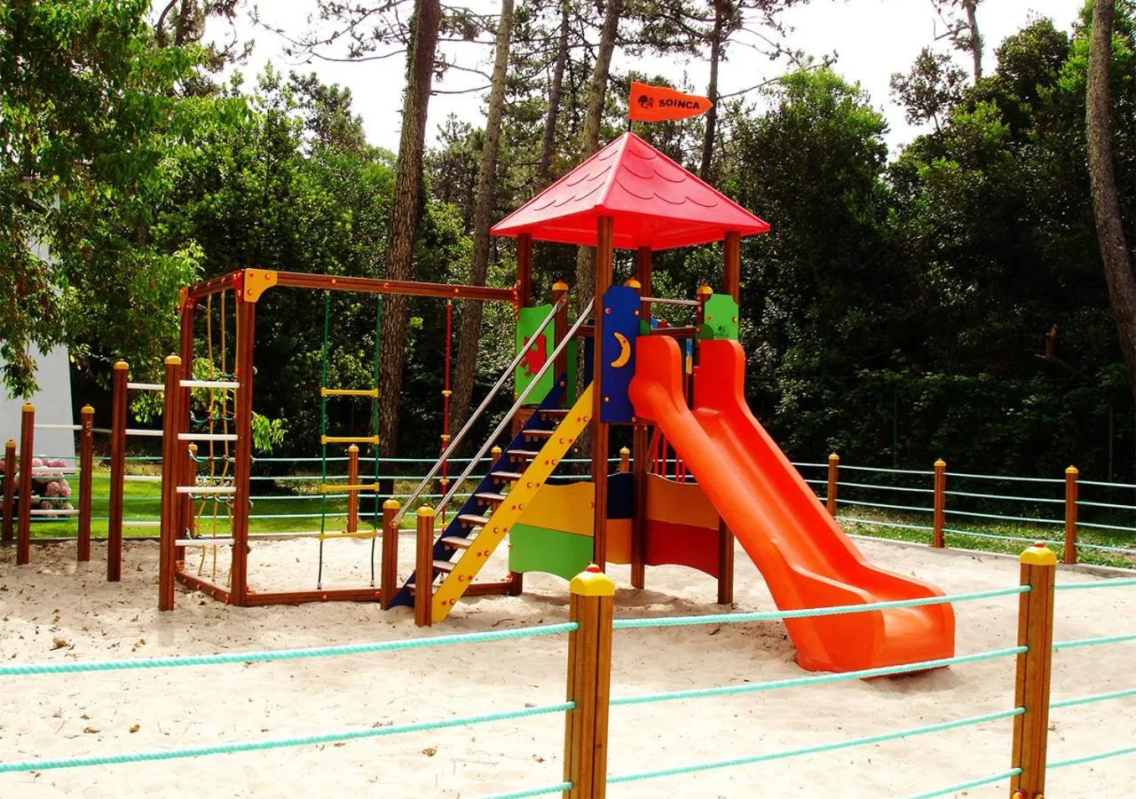 Children play ground in Parque de Campismo Orbitur Mira