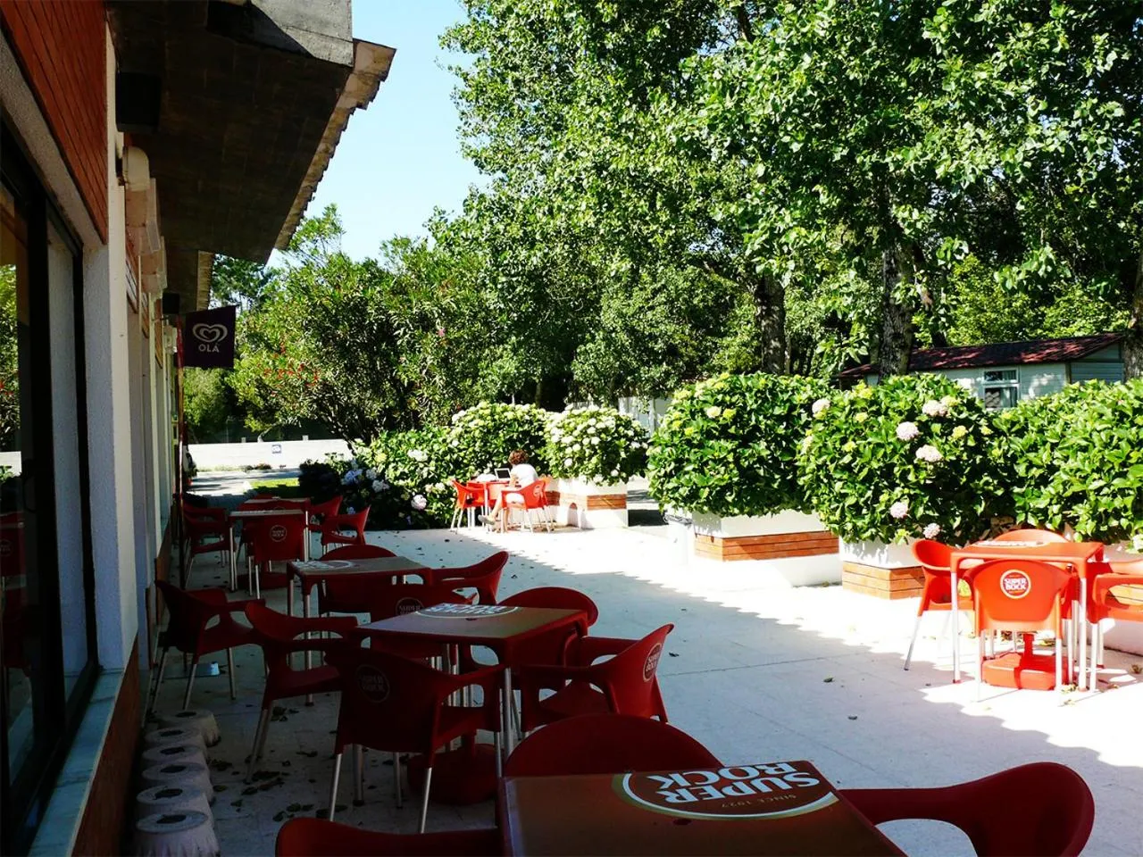 Patio in Parque de Campismo Orbitur Mira