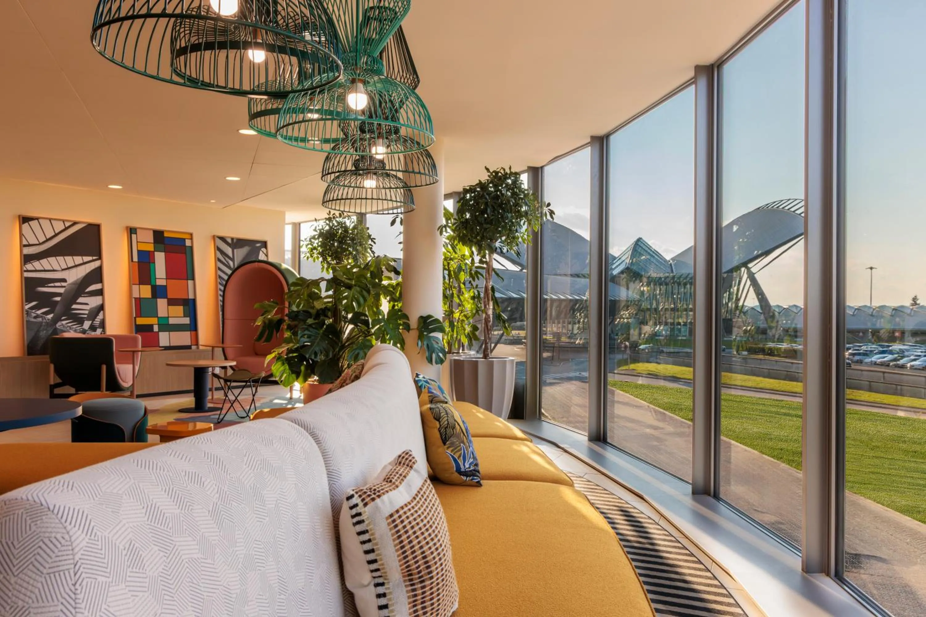 Lobby or reception in Hampton By Hilton Lyon Airport