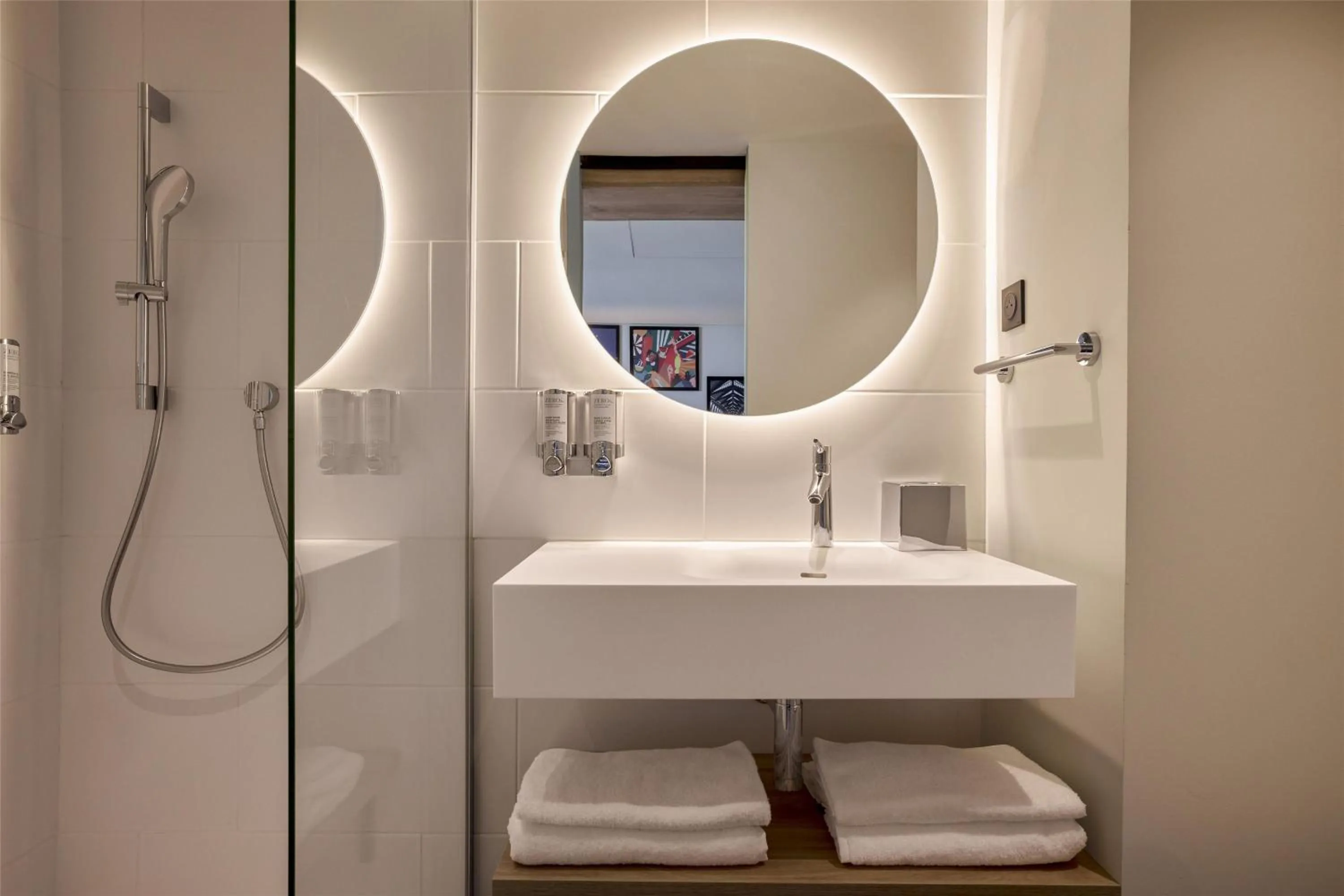 Bathroom in Hampton By Hilton Lyon Airport