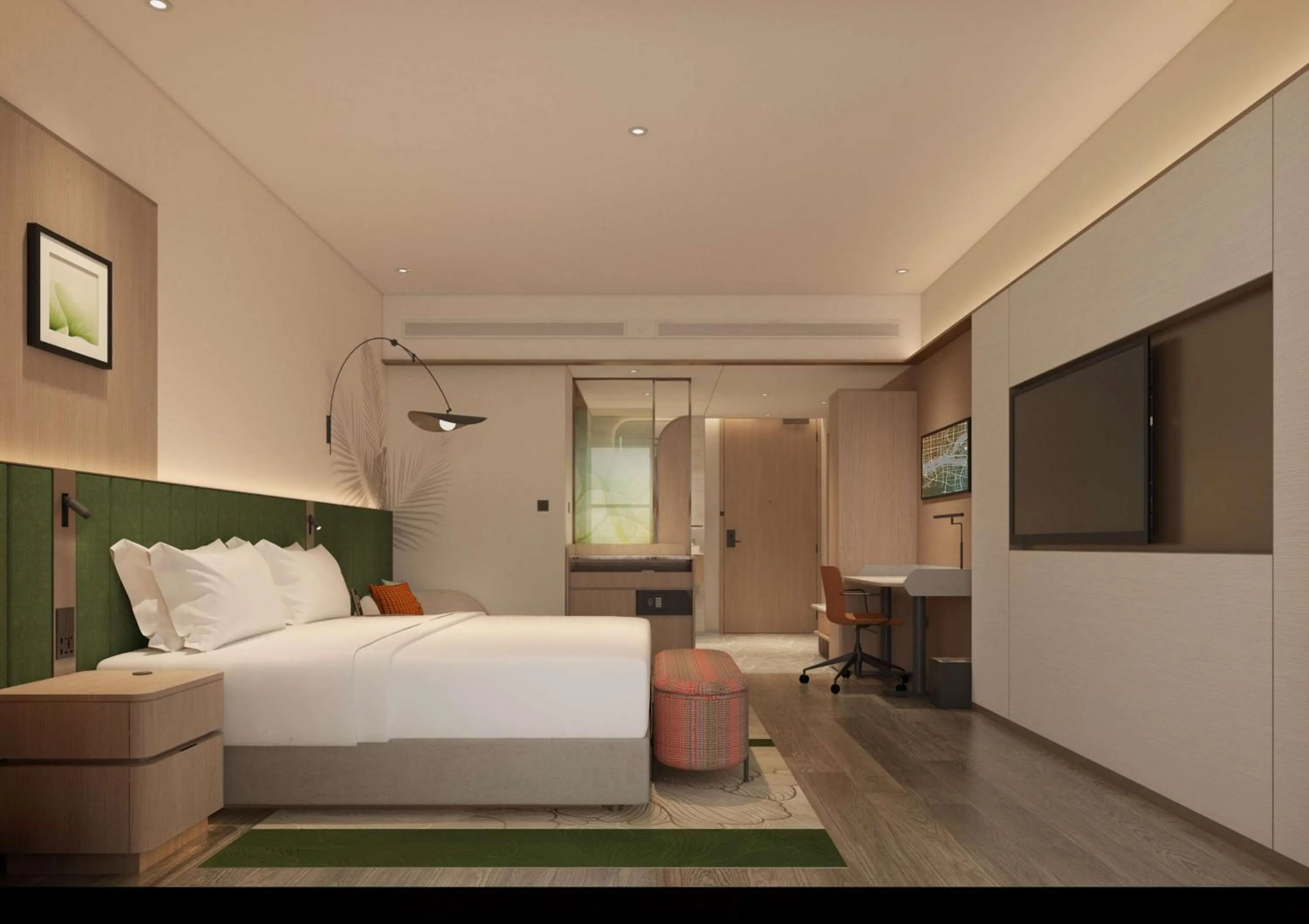 Bed in Hilton Garden Inn Linyi Shangcheng