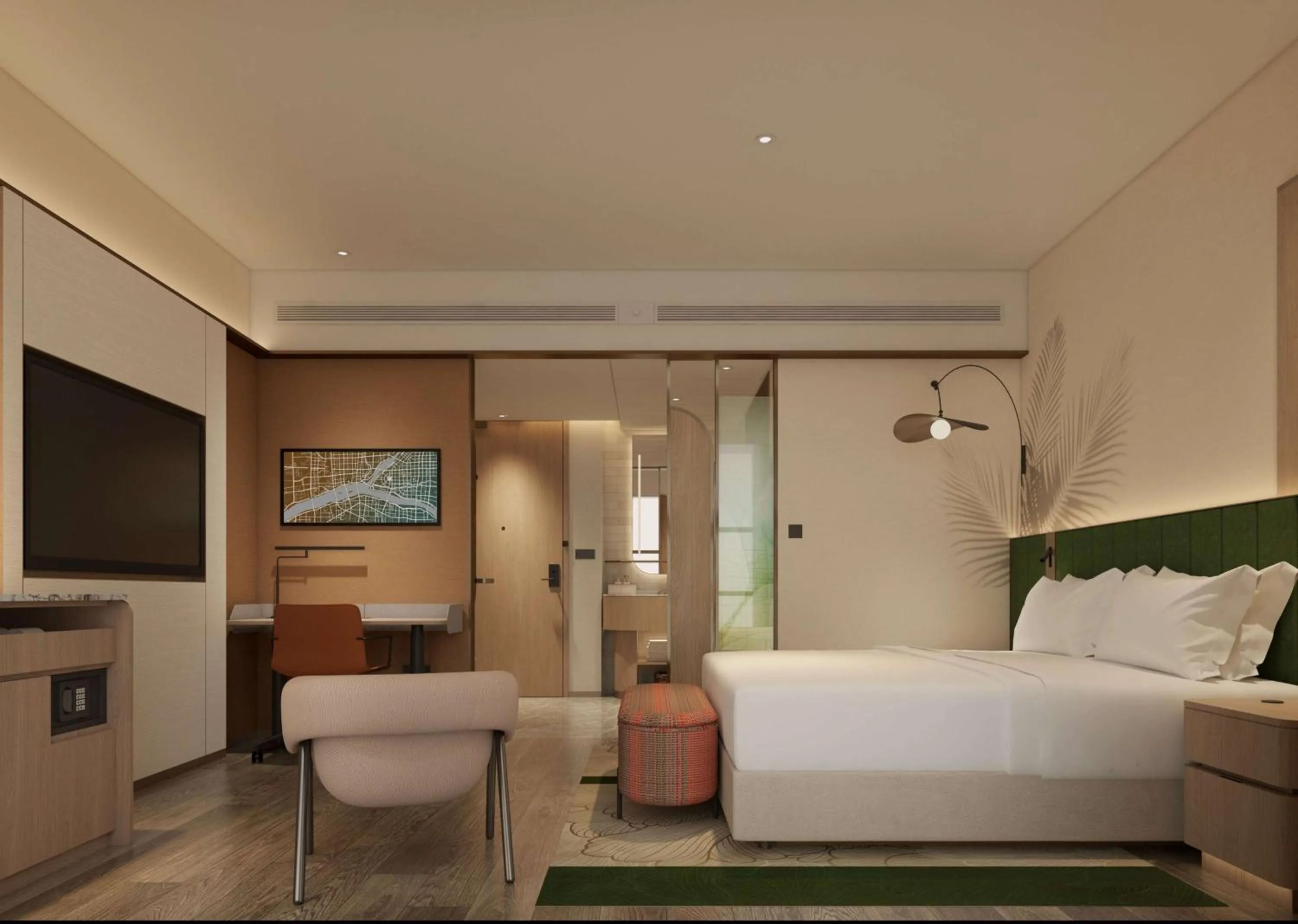 Bed in Hilton Garden Inn Linyi Shangcheng