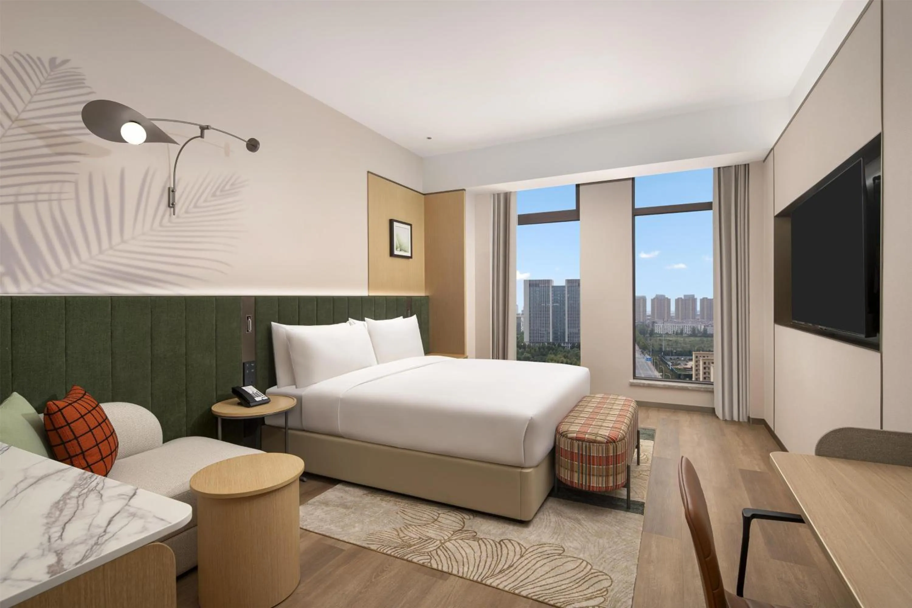 Bed in Hilton Garden Inn Linyi Shangcheng