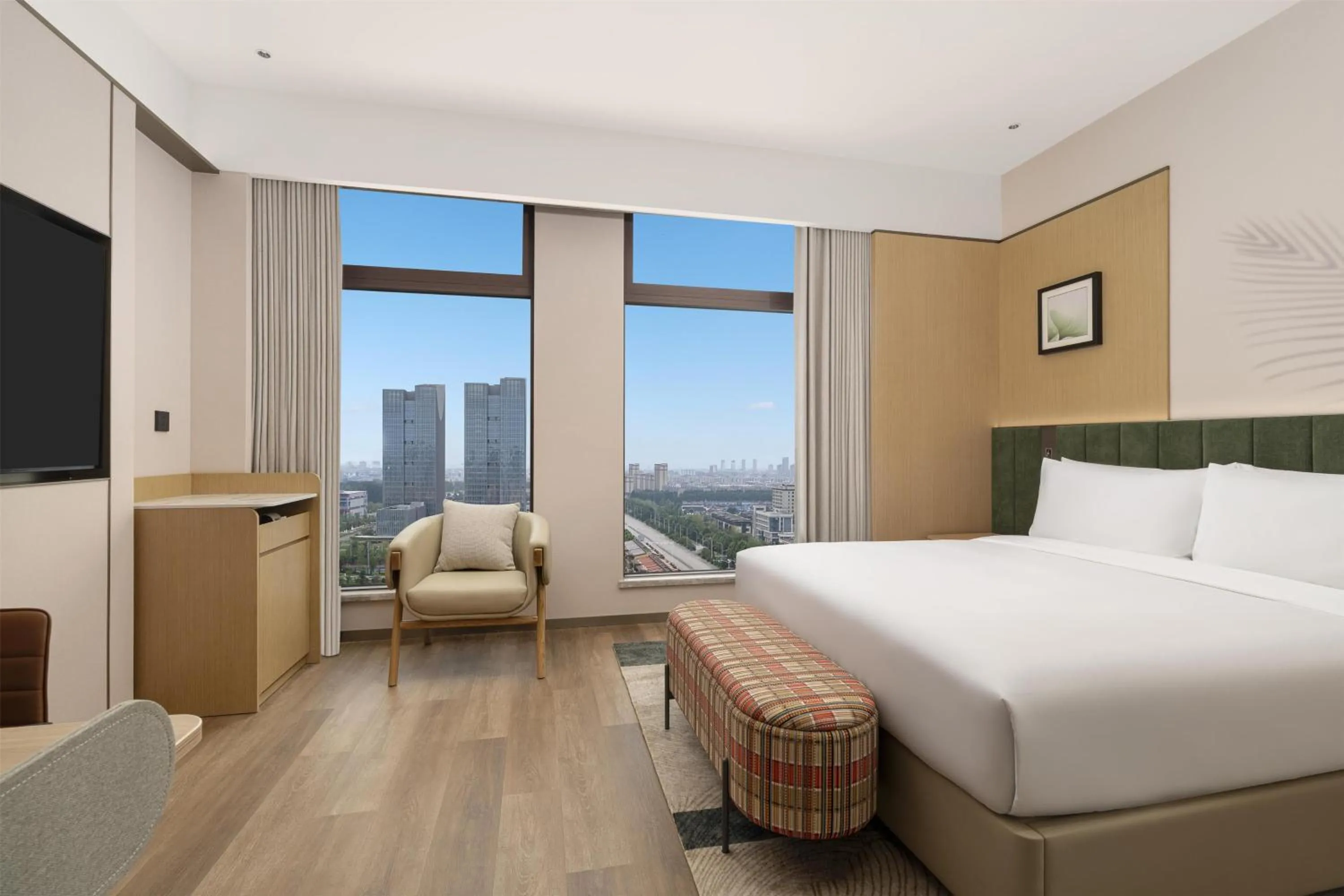 Bed in Hilton Garden Inn Linyi Shangcheng