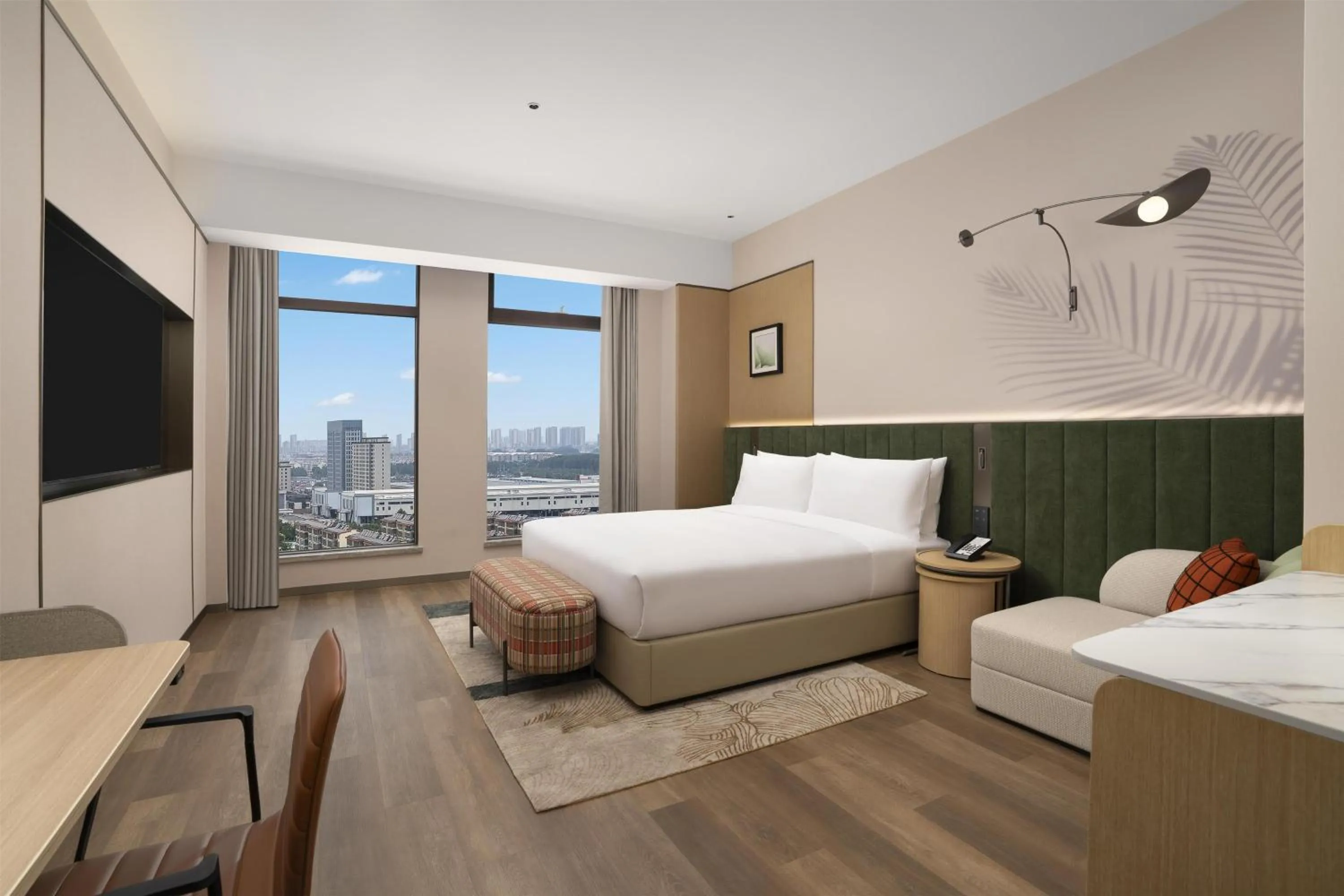 Bed in Hilton Garden Inn Linyi Shangcheng