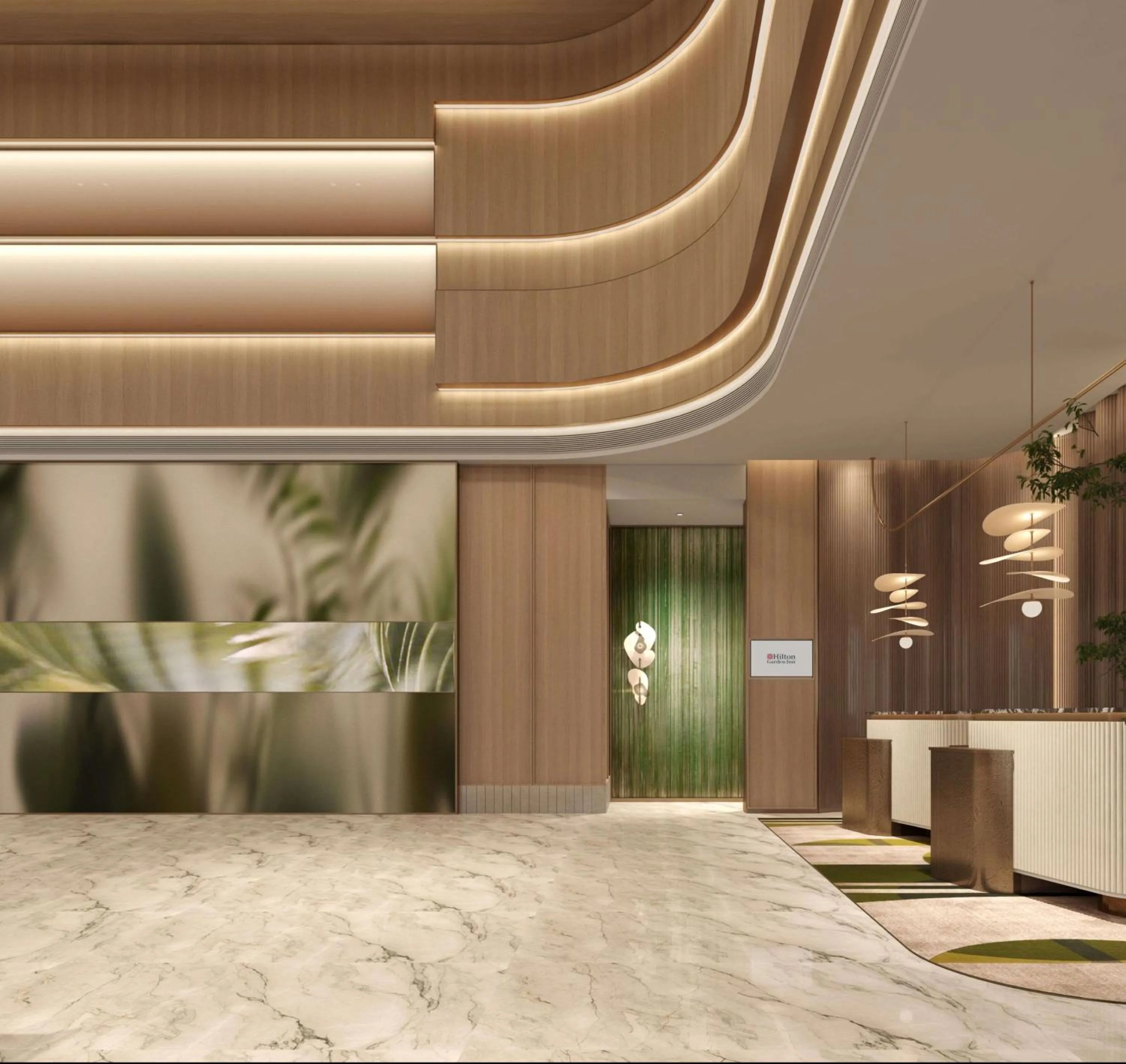Lobby or reception in Hilton Garden Inn Linyi Shangcheng