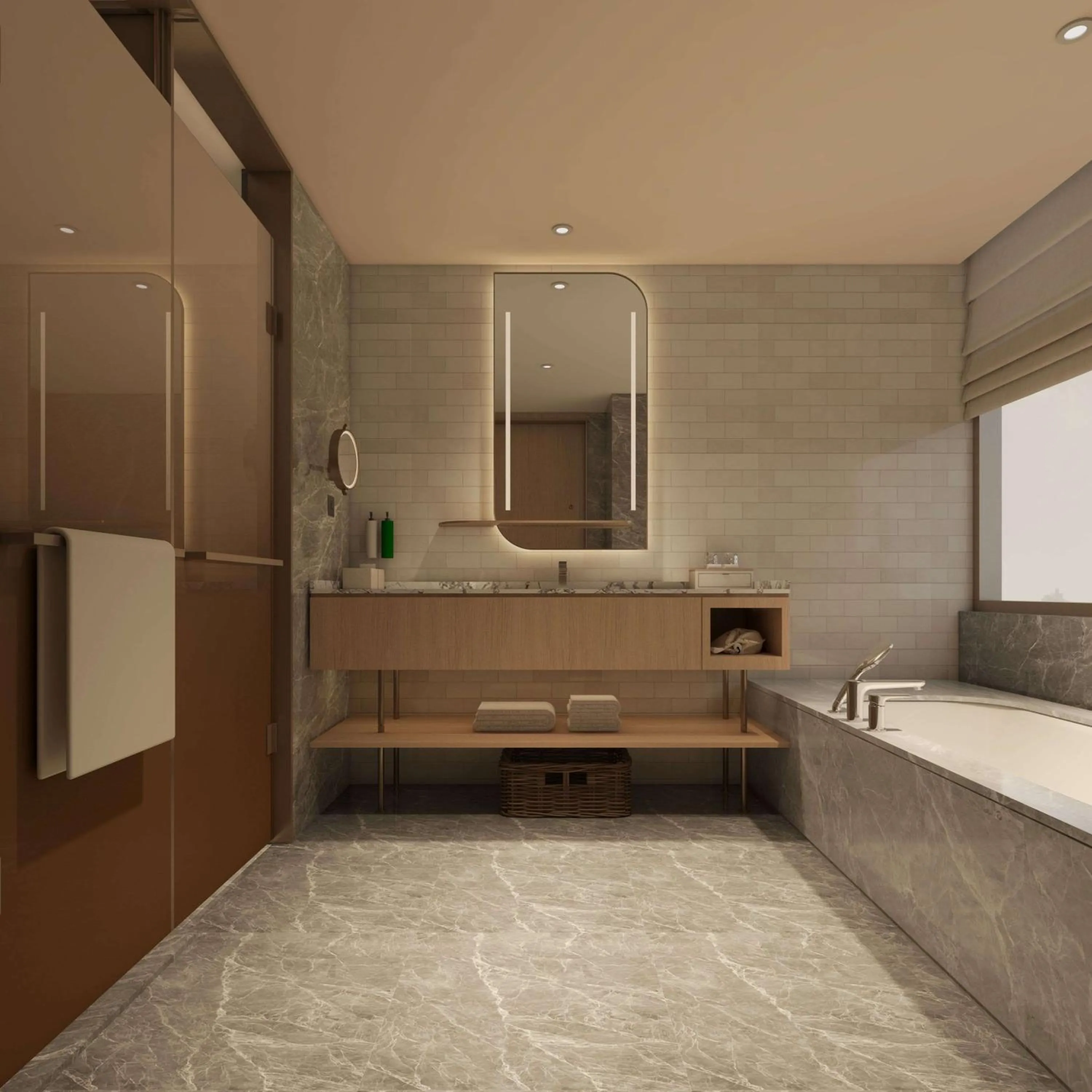 Bathroom in Hilton Garden Inn Linyi Shangcheng