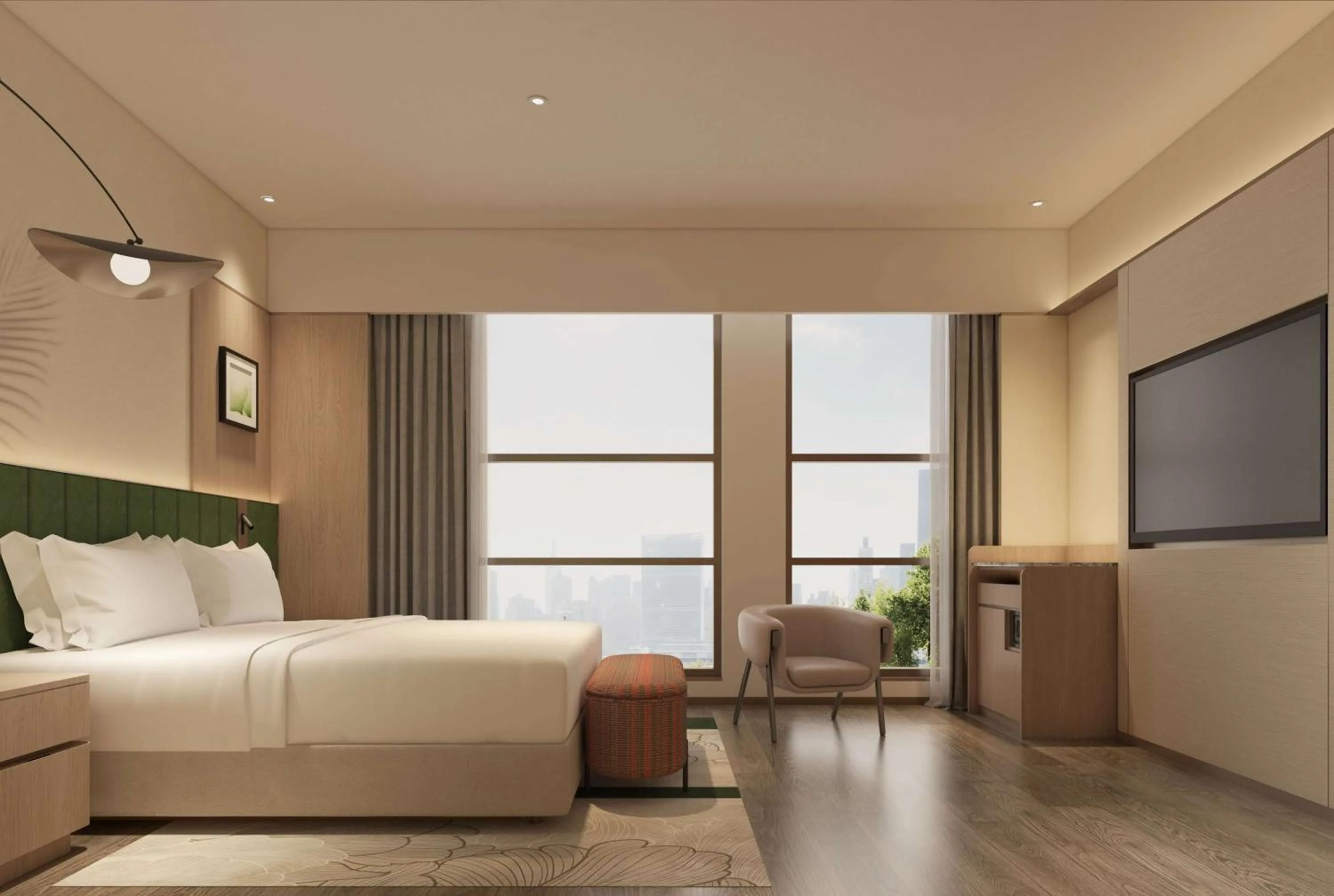 Bed in Hilton Garden Inn Linyi Shangcheng