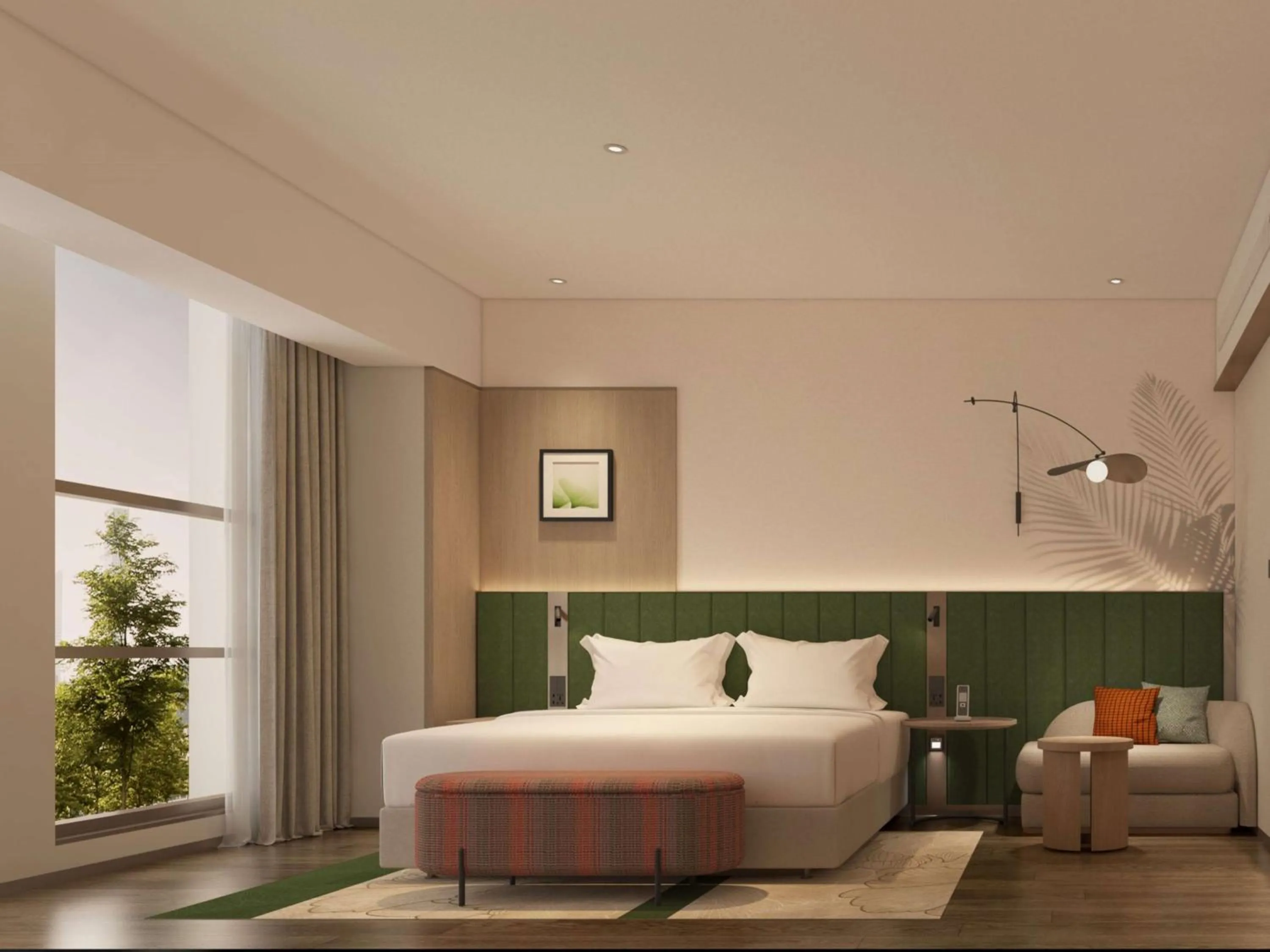 Bed in Hilton Garden Inn Linyi Shangcheng