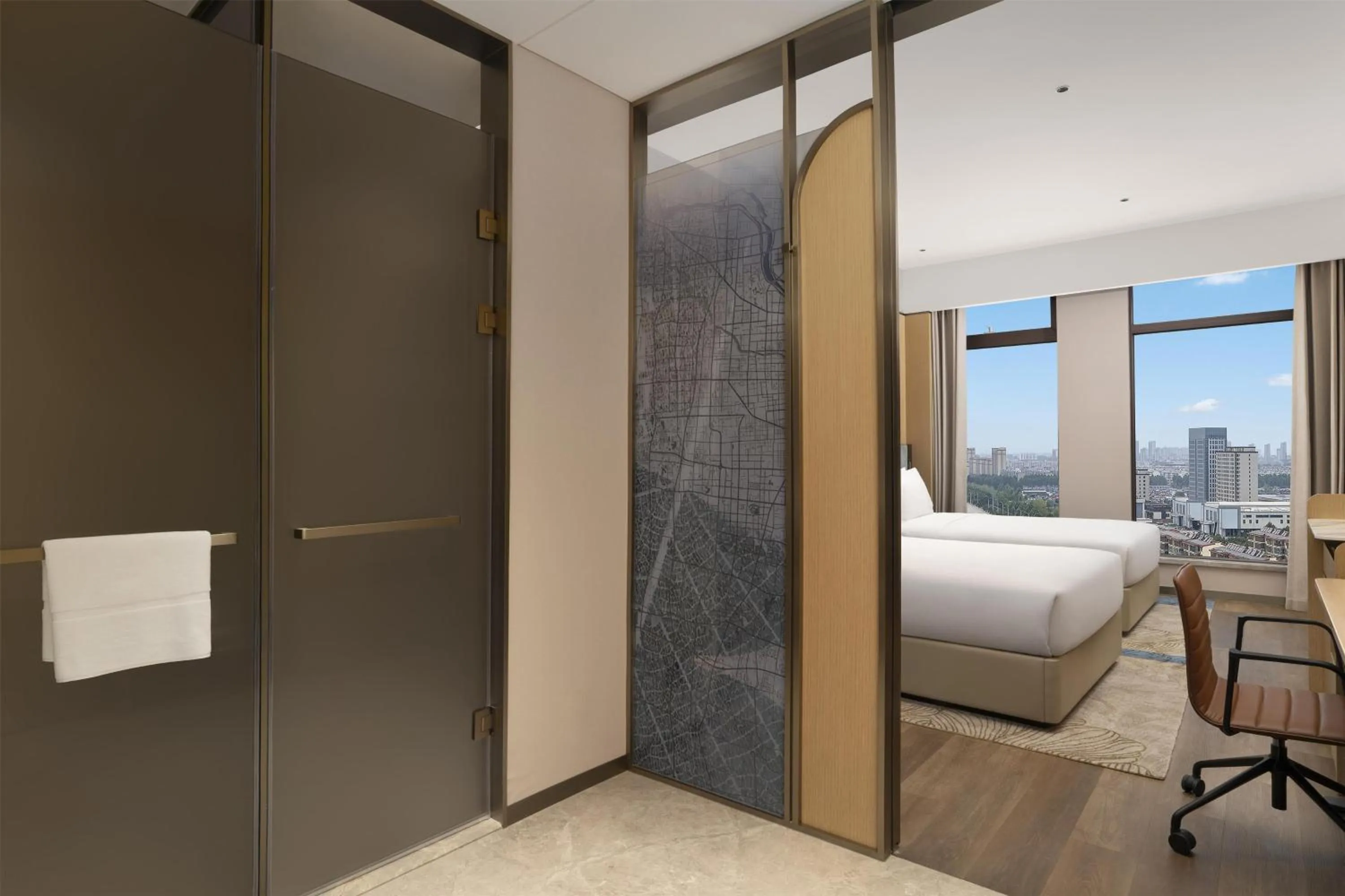 Twin Room in Hilton Garden Inn Linyi Shangcheng