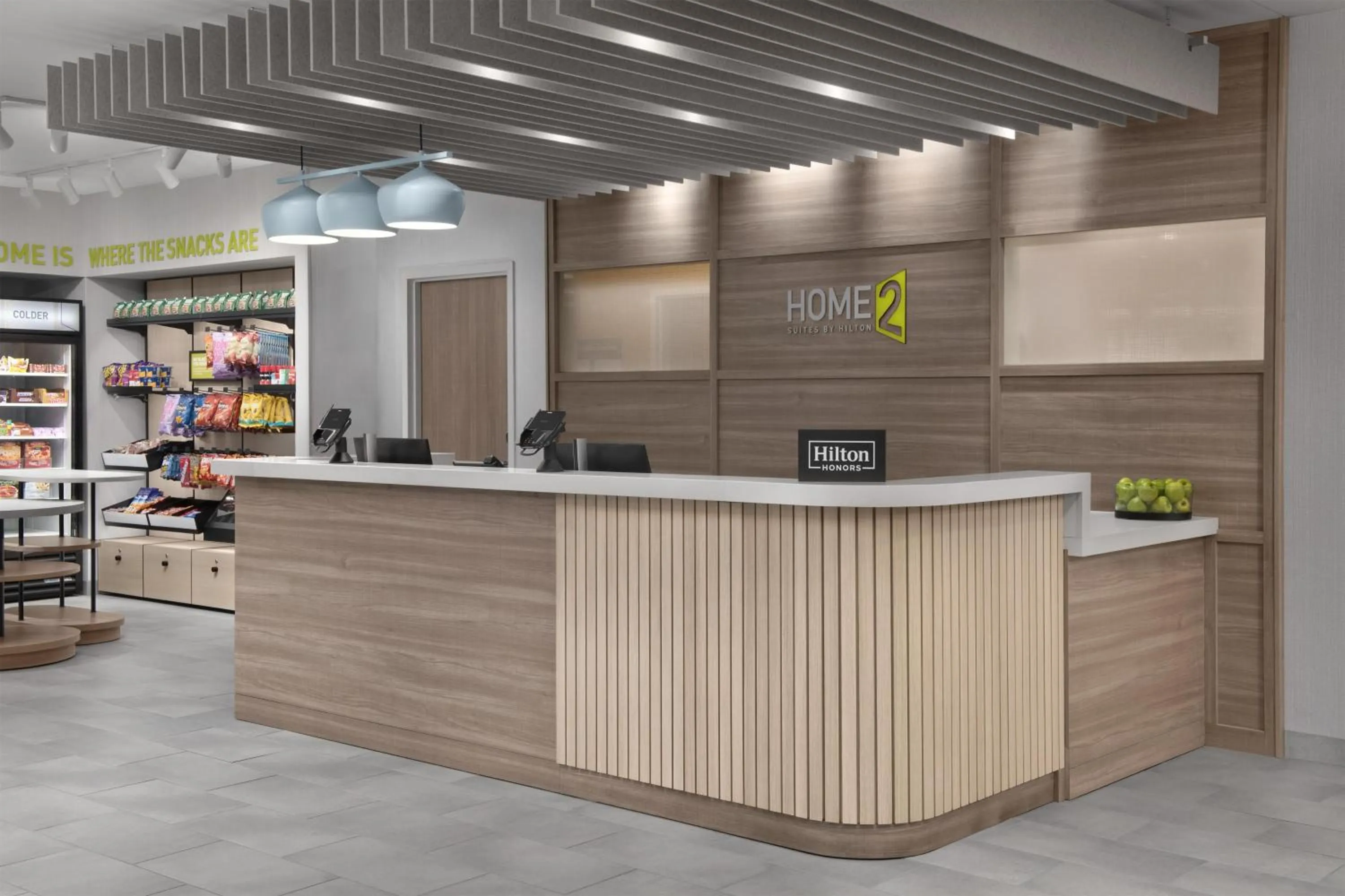 Lobby or reception in Home2 Suites By Hilton Syracuse Liverpool Airport Area