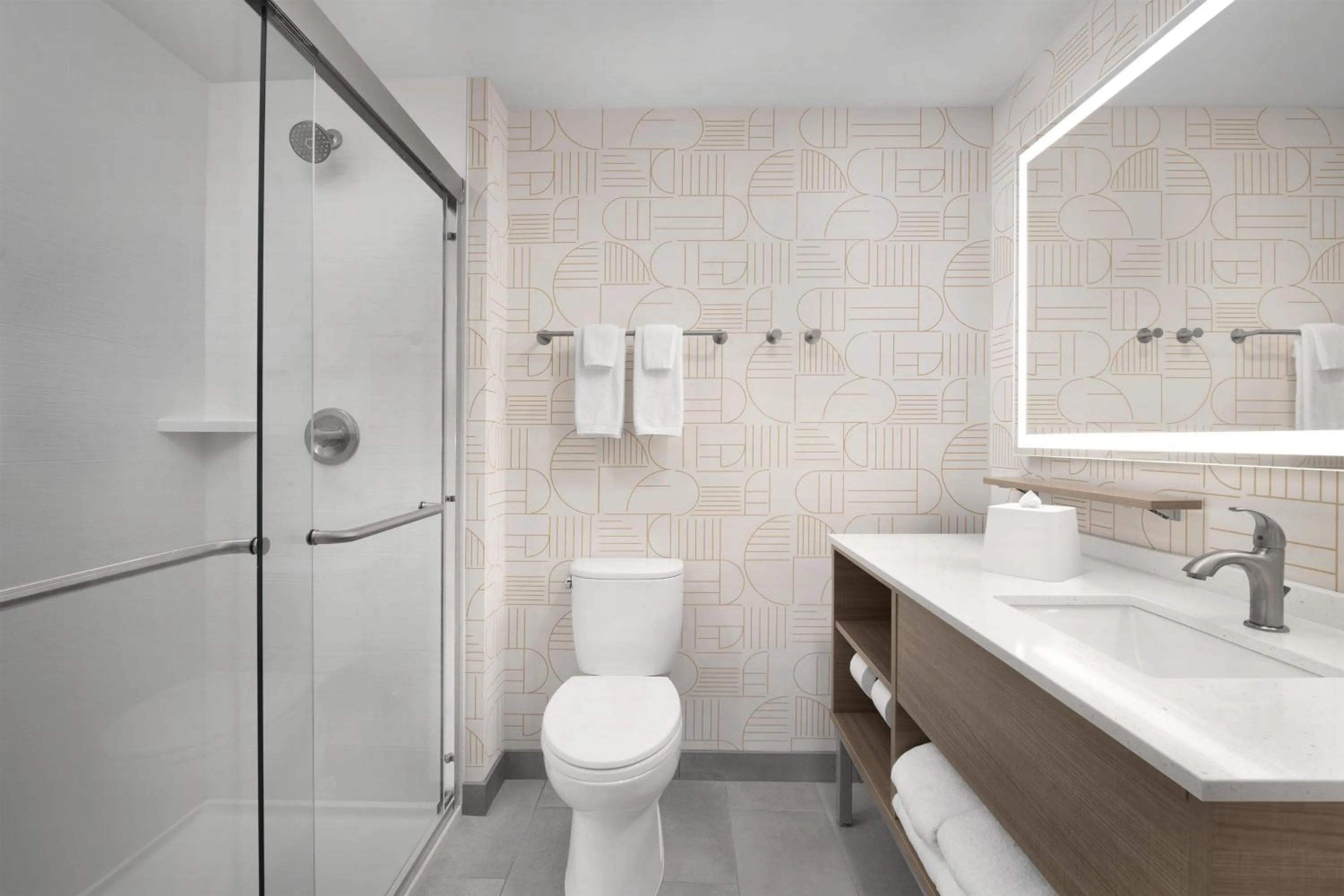 Bathroom in Home2 Suites By Hilton Syracuse Liverpool Airport Area