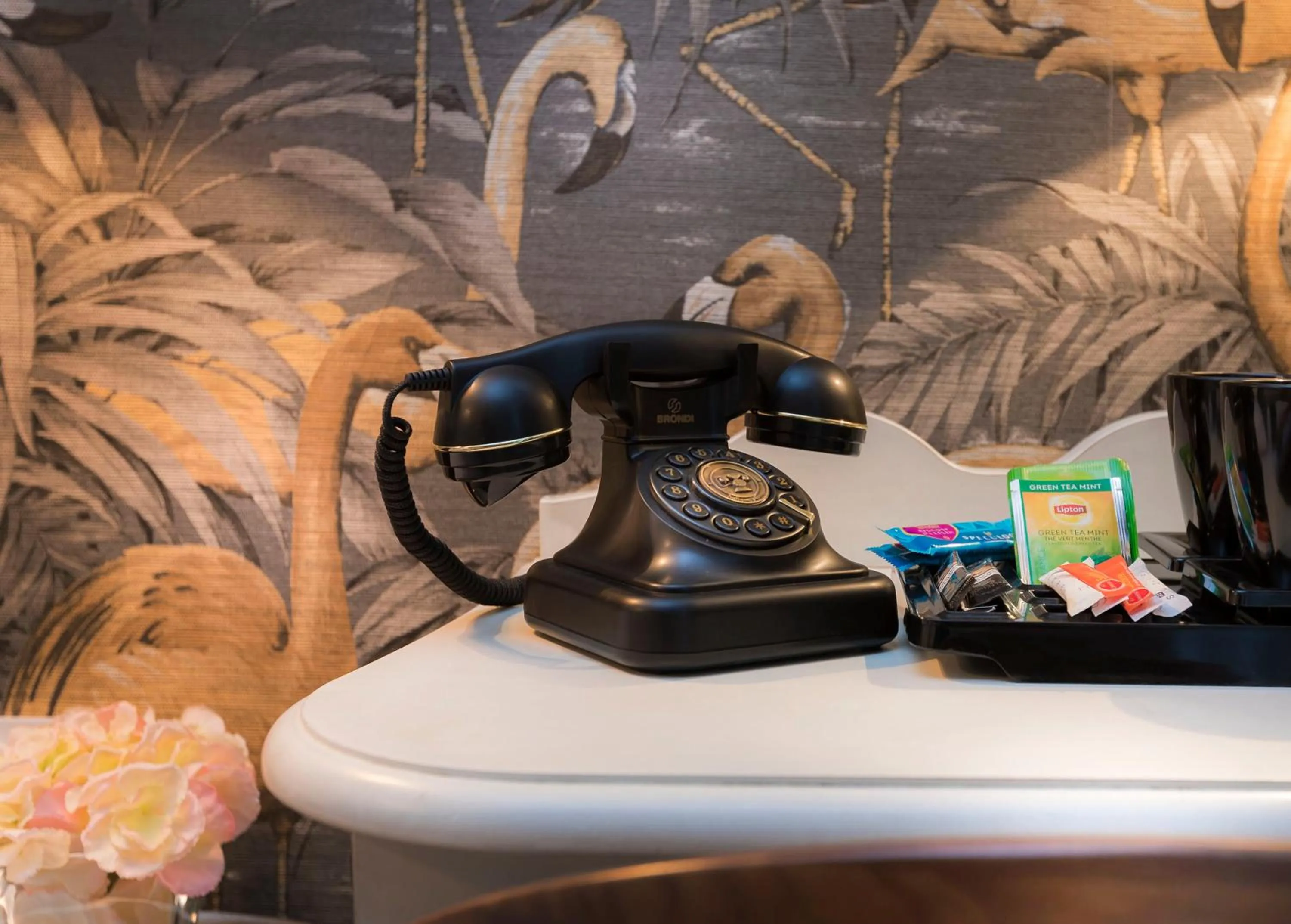 Decorative detail in Hôtel Jeanne d'Arc Le Marais