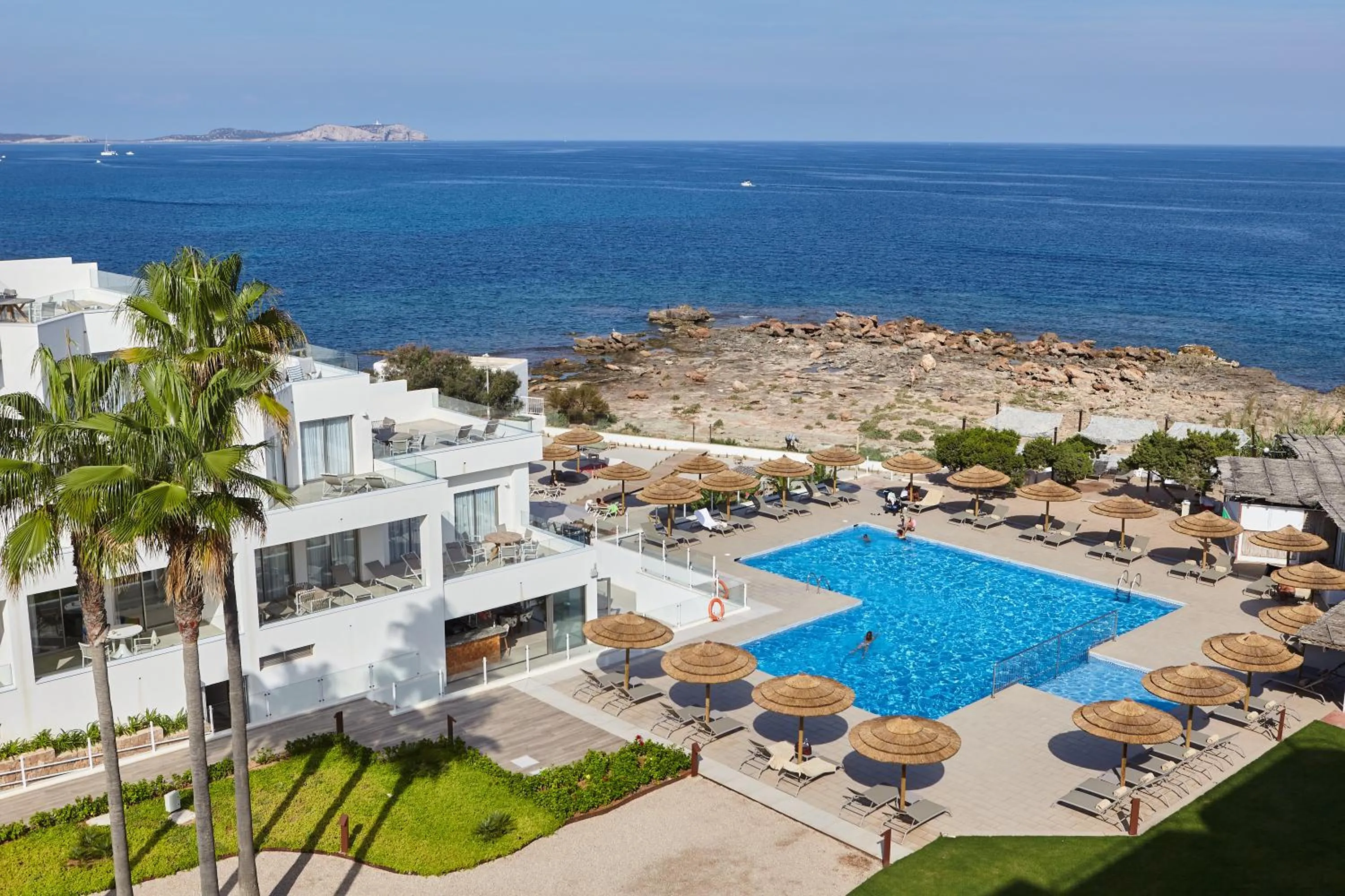 Pool view in Can Salia