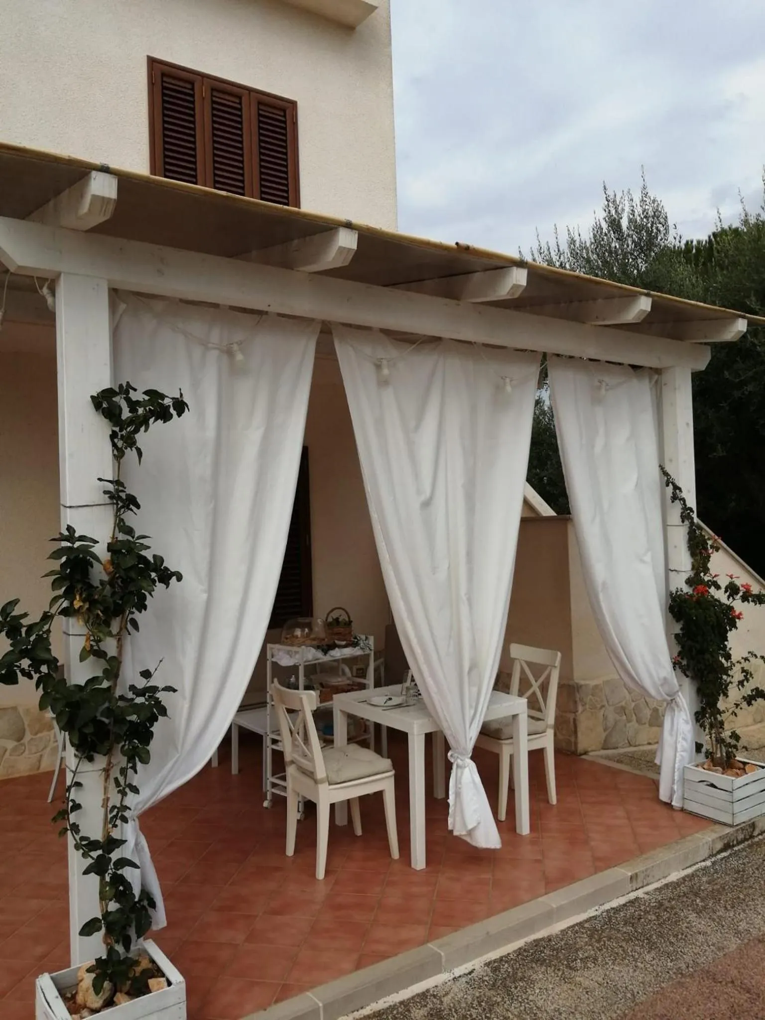 Patio in B&B Villa Nonna Maria