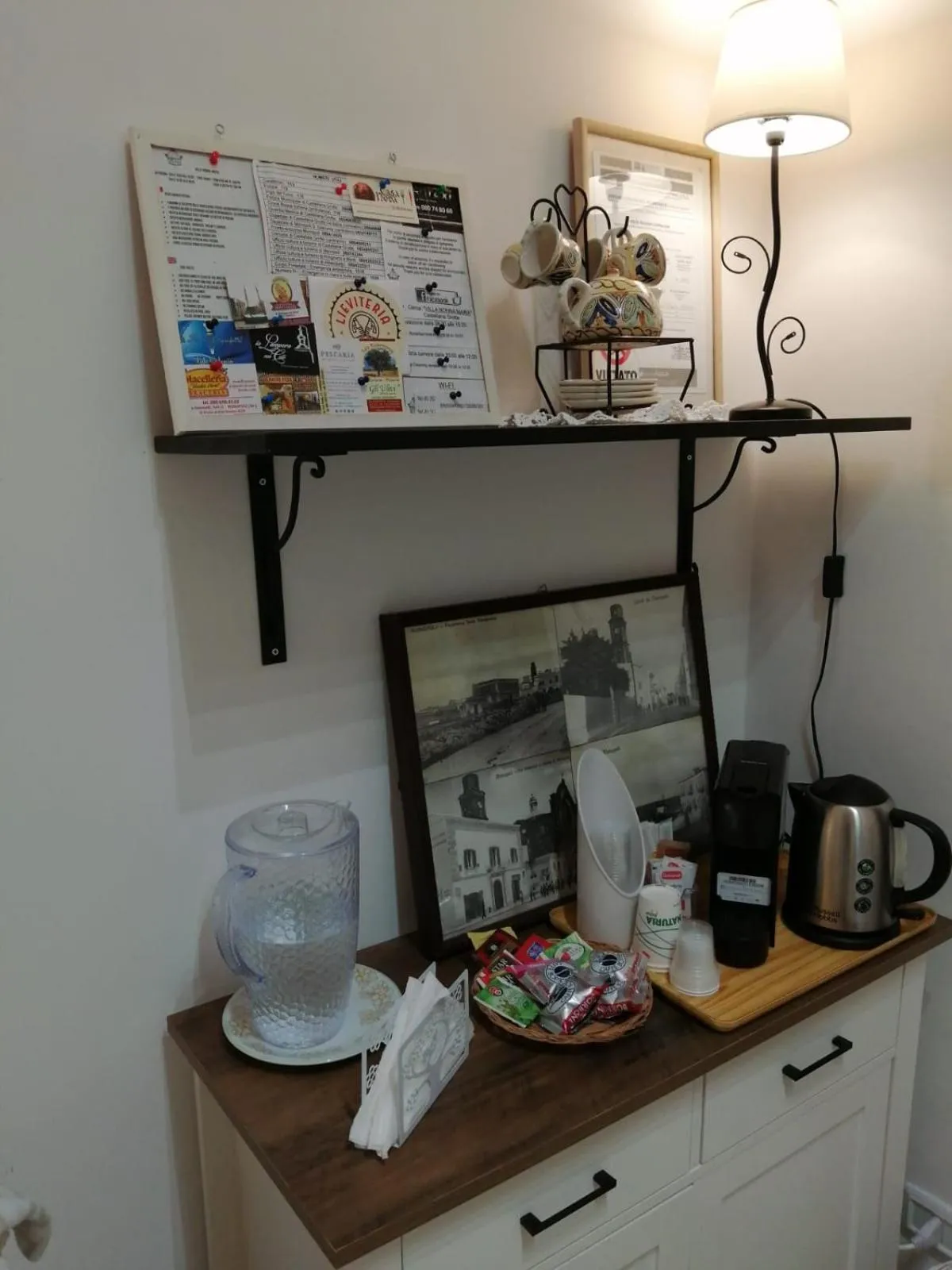 Coffee/tea facilities in B&B Villa Nonna Maria