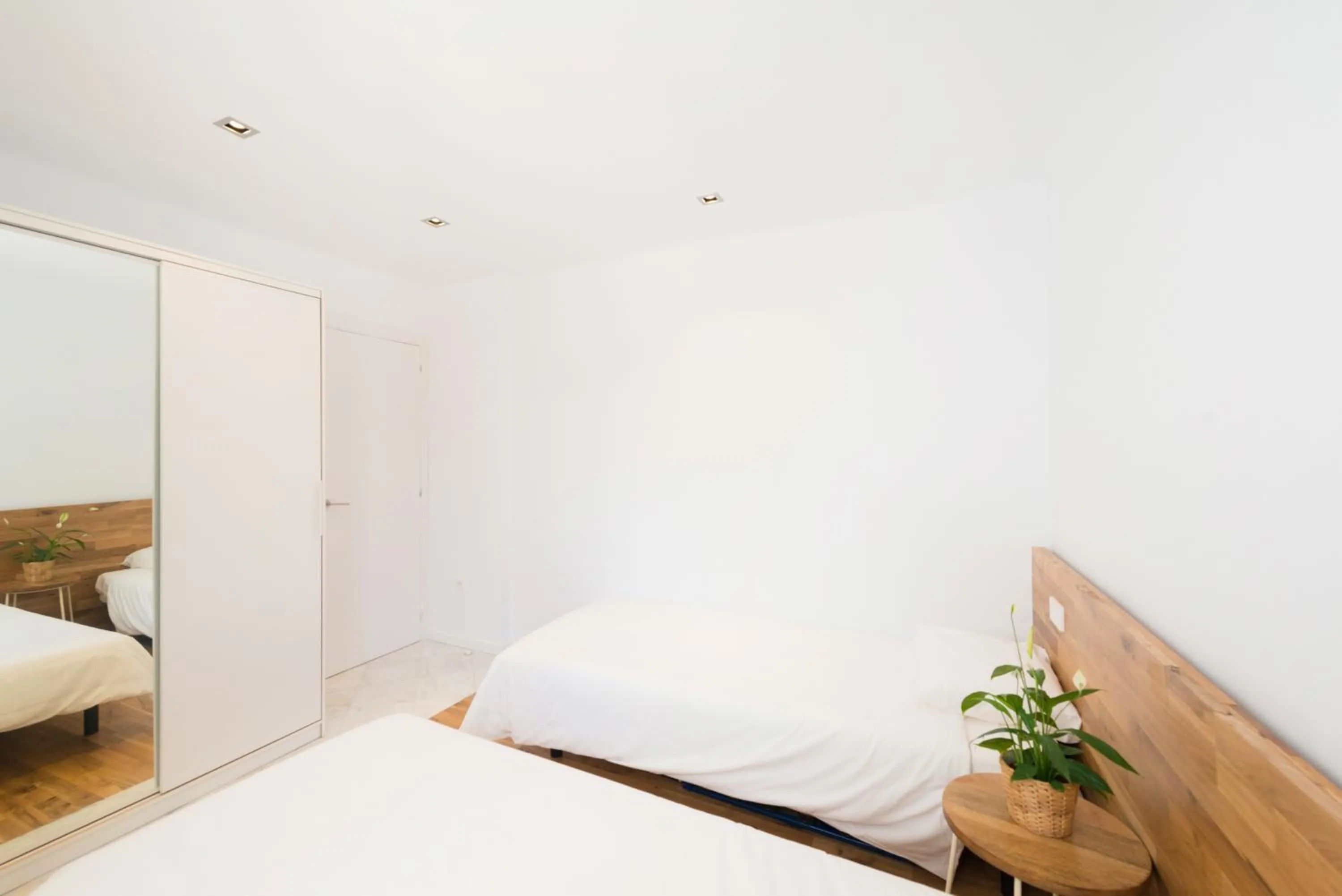 Bedroom, Bed in Apartamento Corall