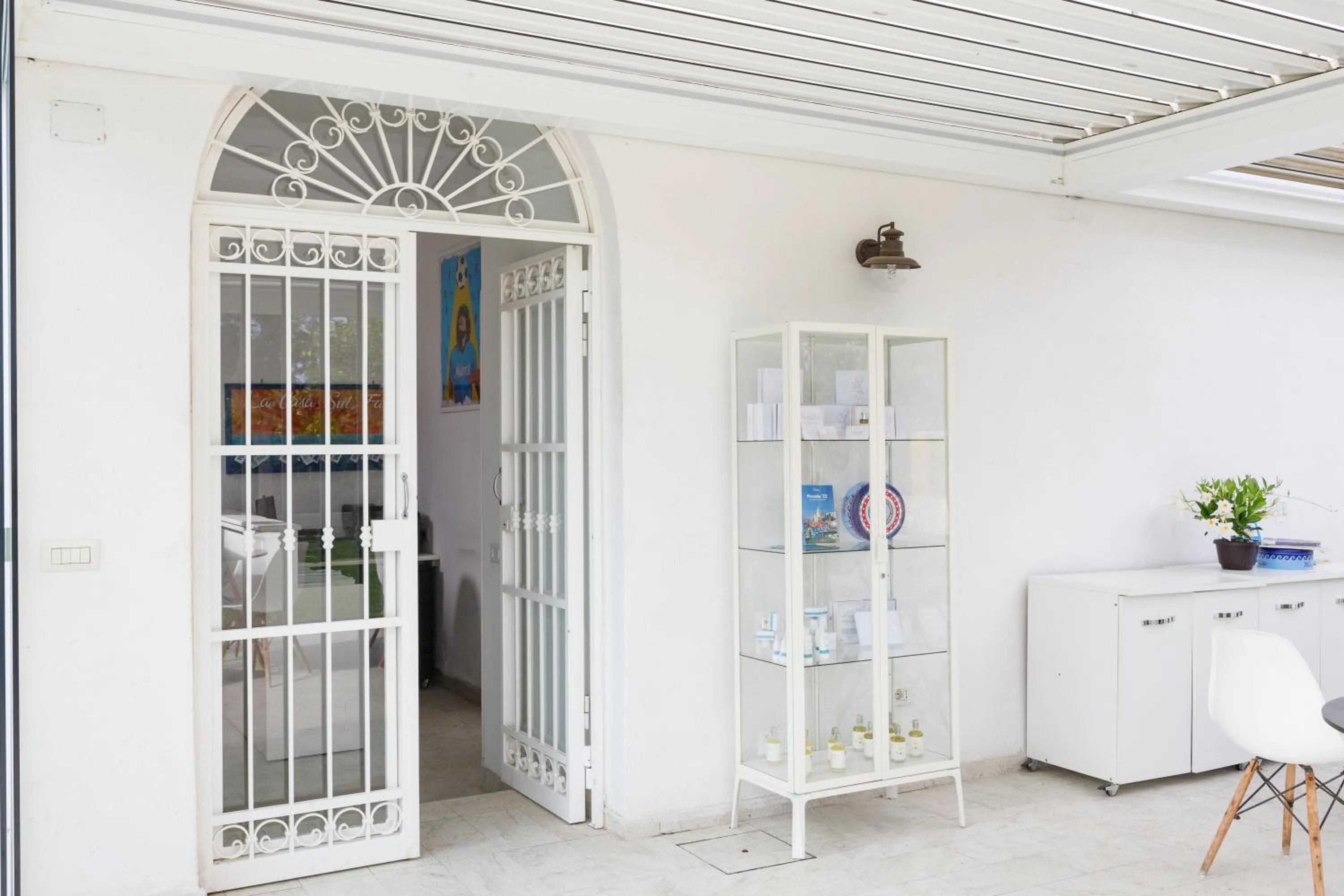 Lobby or reception in La Casa sul Faro