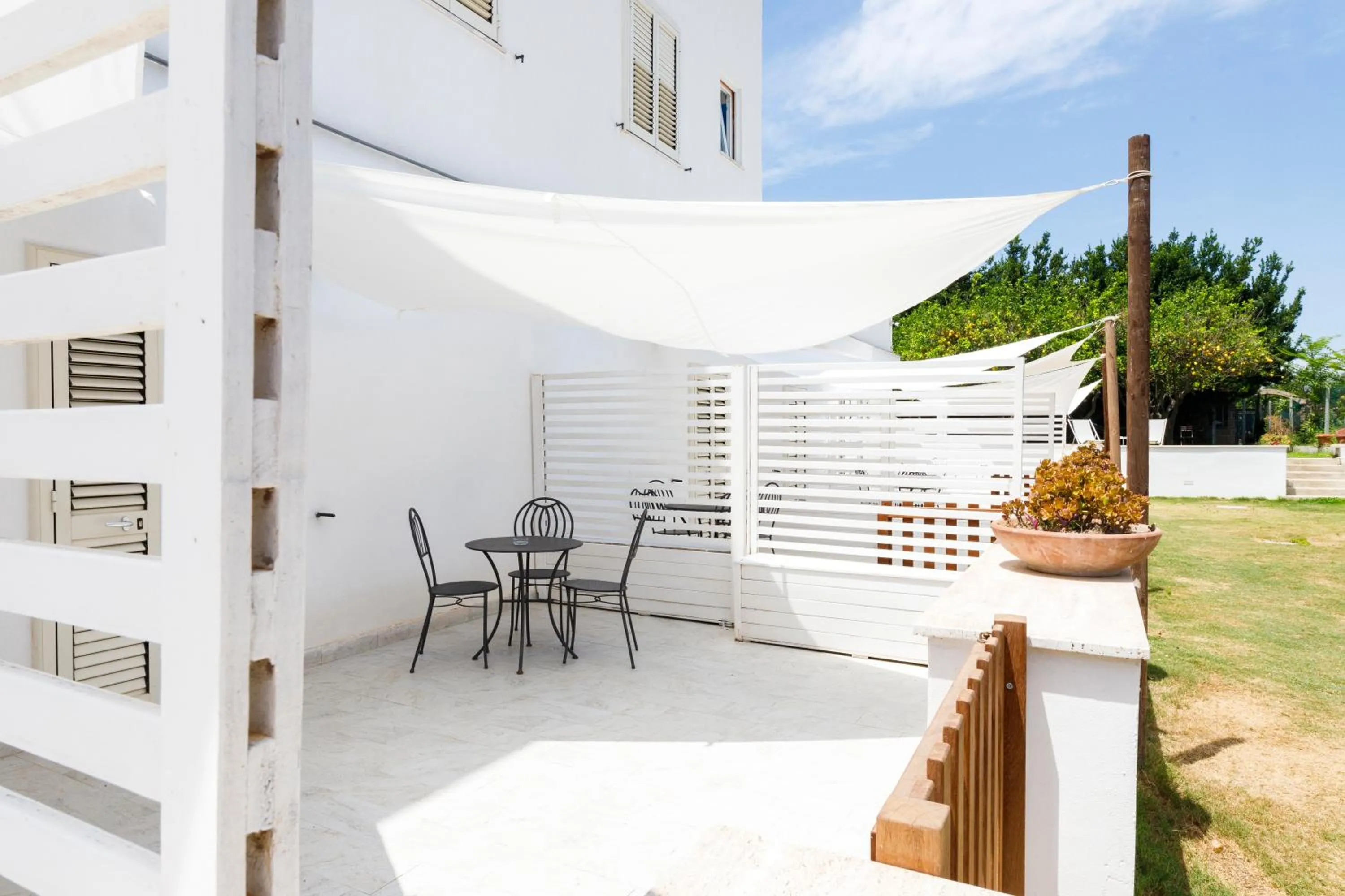 Patio in La Casa sul Faro