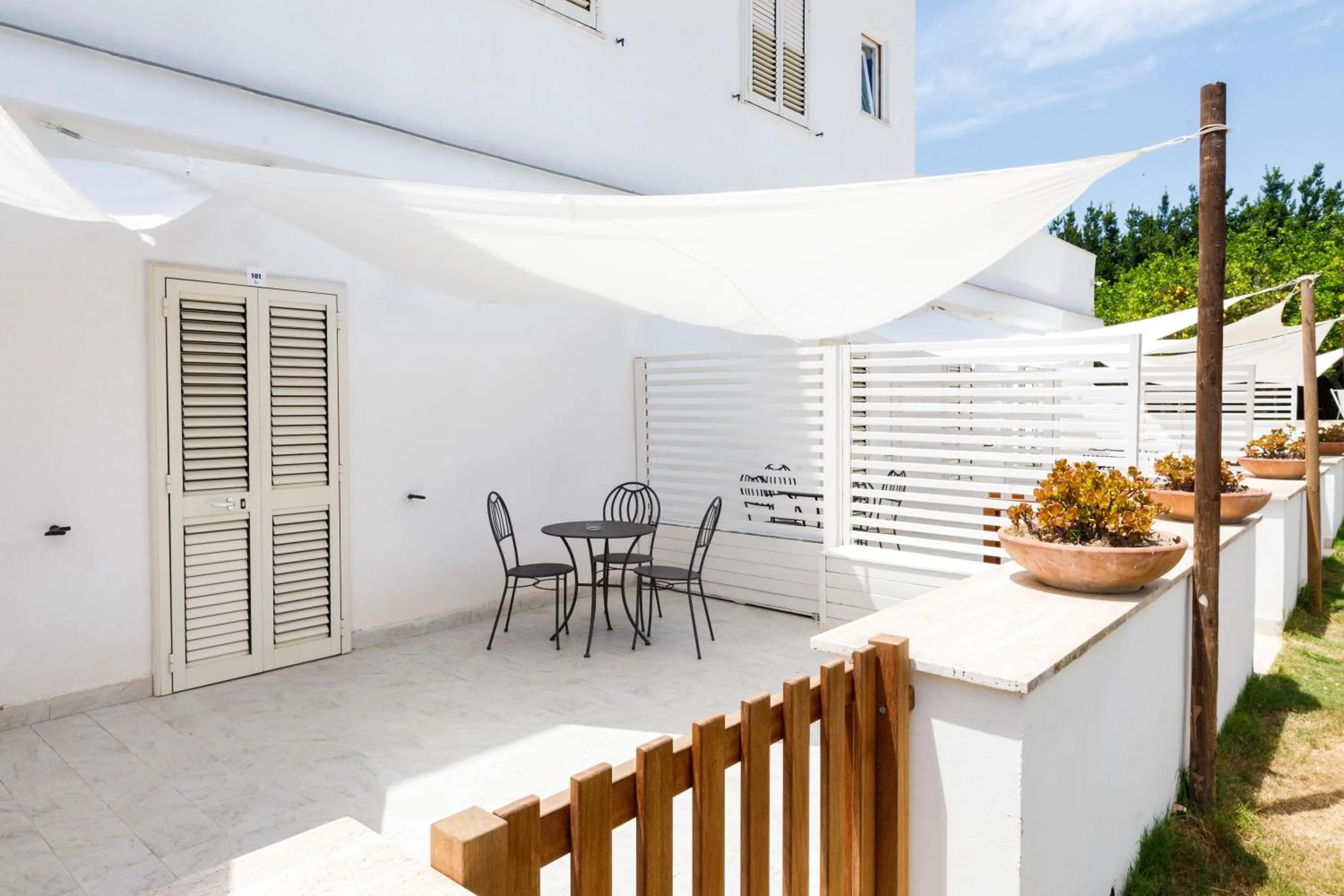 Patio in La Casa sul Faro