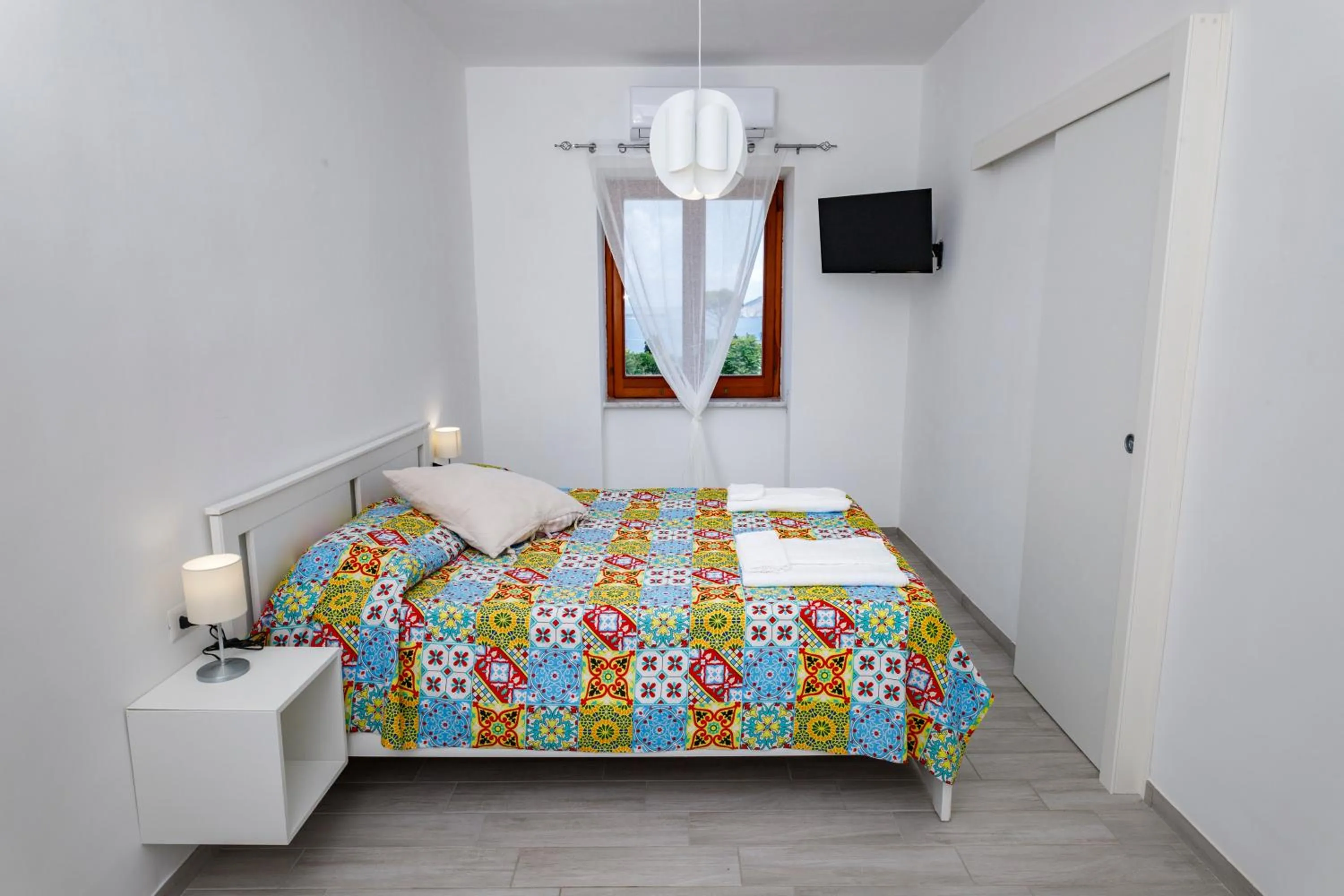 Bed in La Casa sul Faro