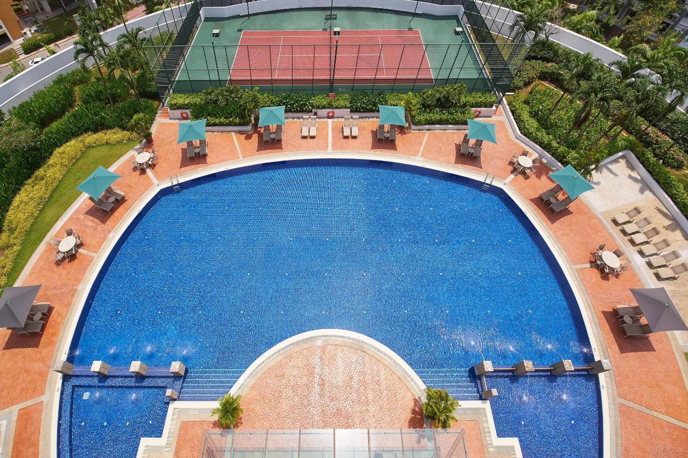 Bird's eye view in Village Residence Hougang by Far East Hospitality