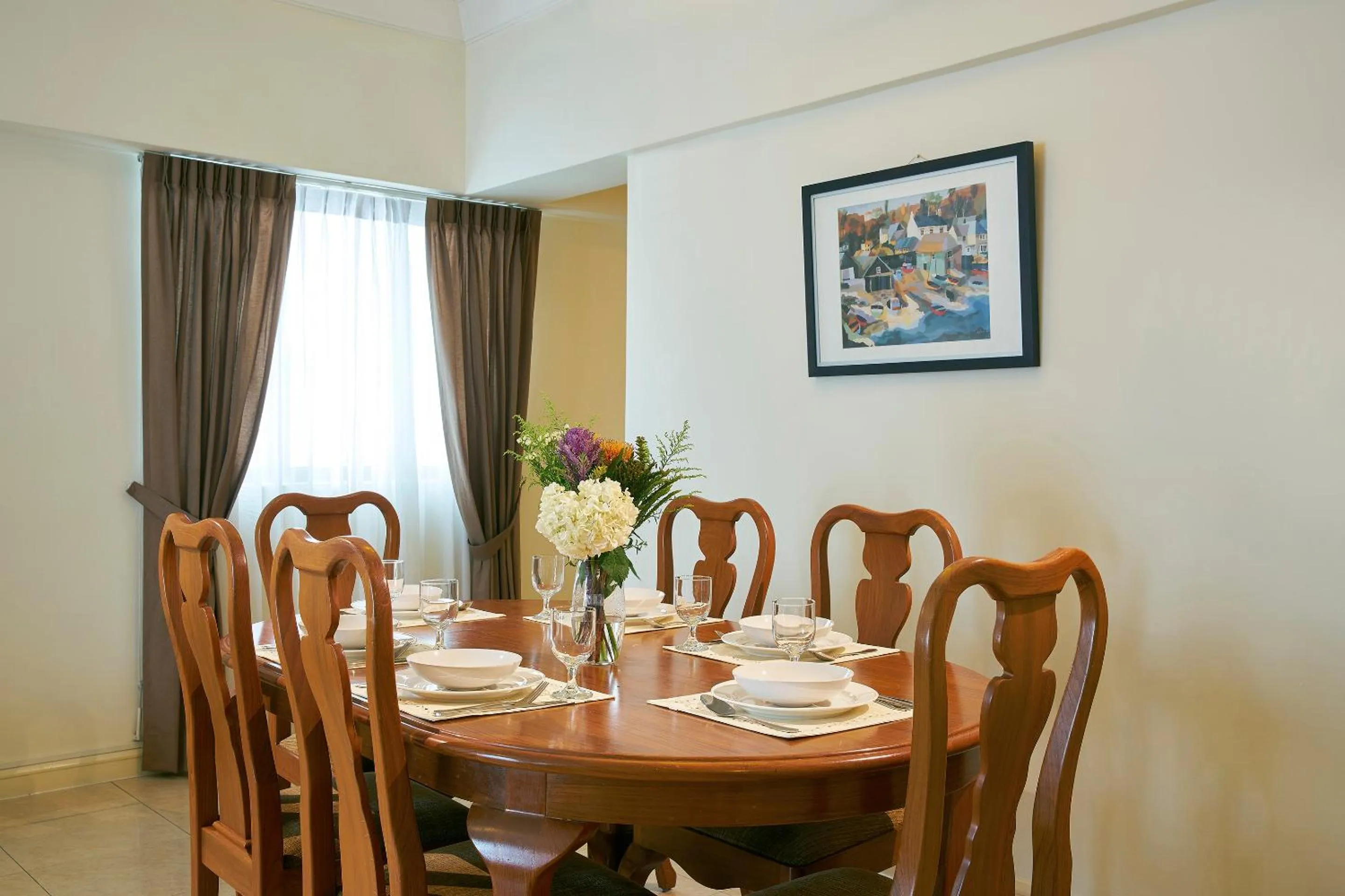 Dining area in Village Residence Hougang by Far East Hospitality