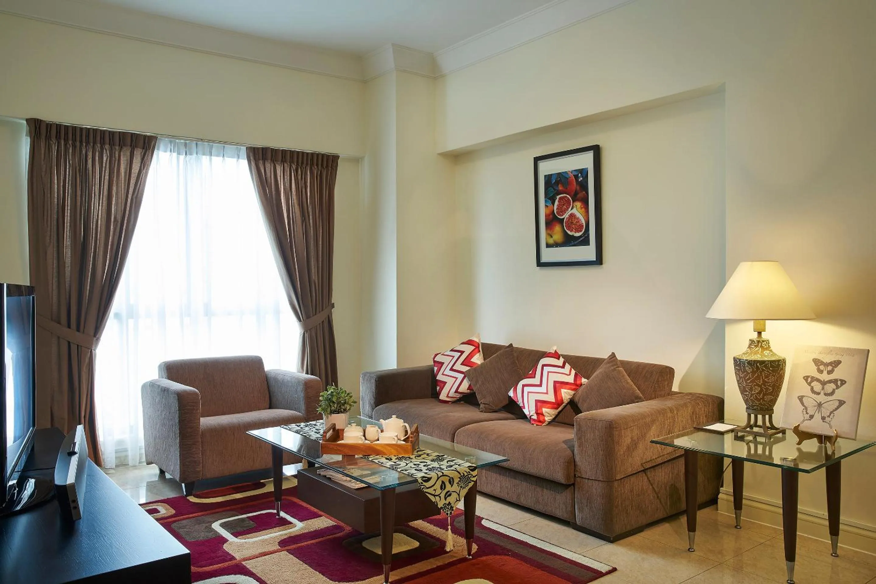 Living room in Village Residence Hougang by Far East Hospitality