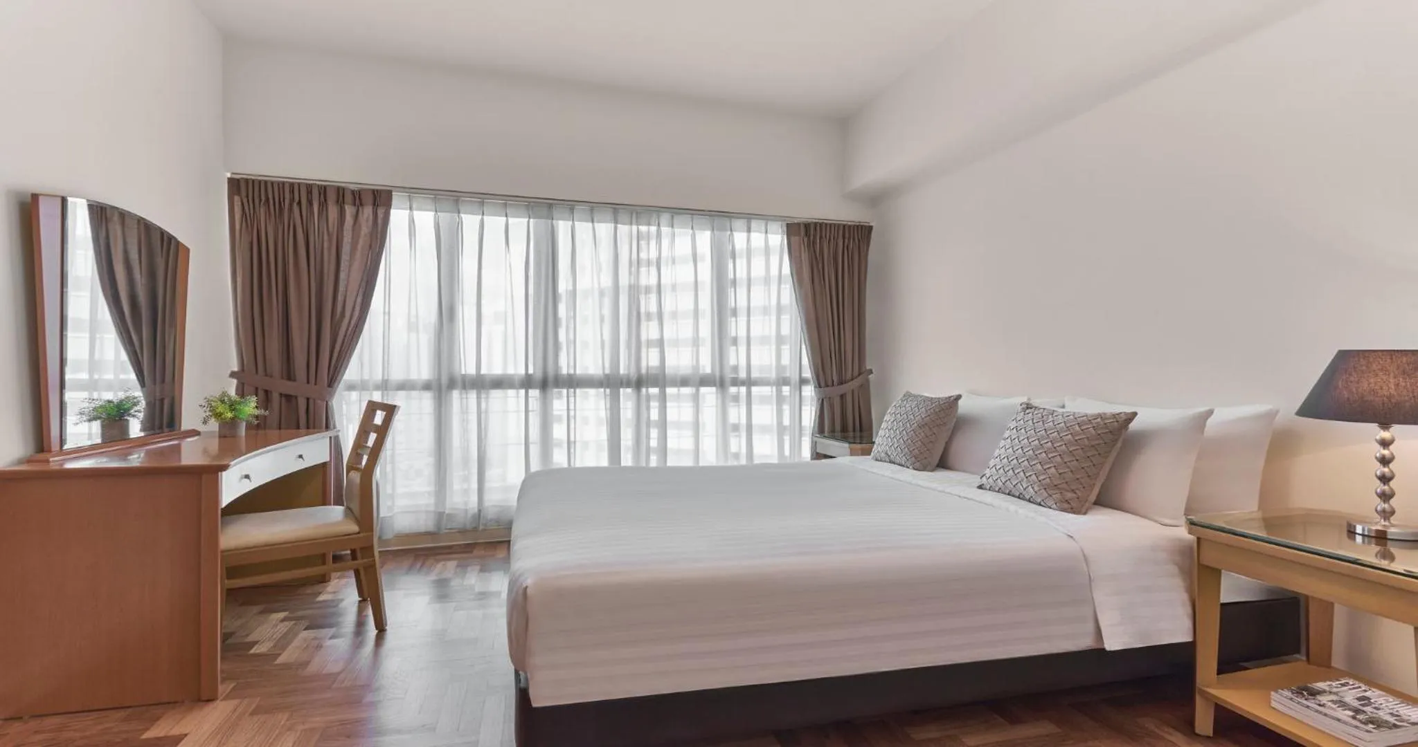 Bedroom, Bed in Village Residence Hougang by Far East Hospitality