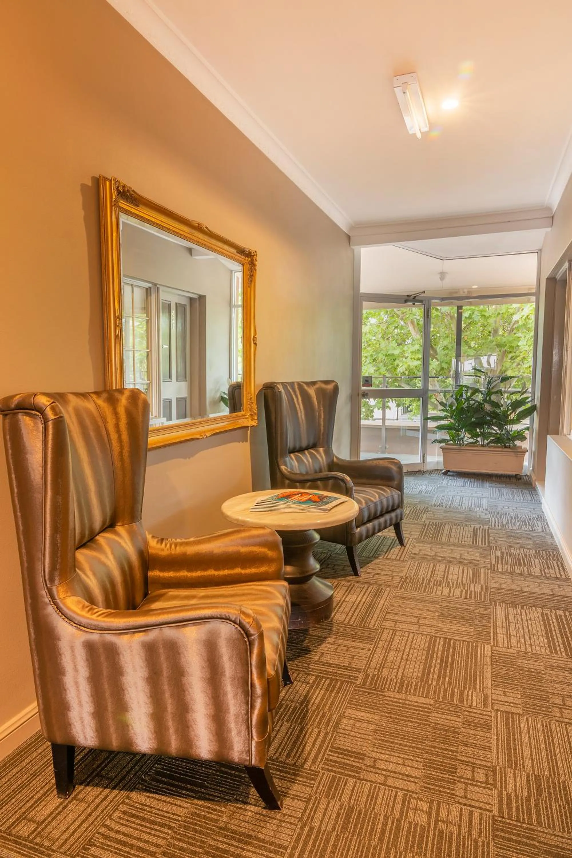 Seating area in Mercure Orange