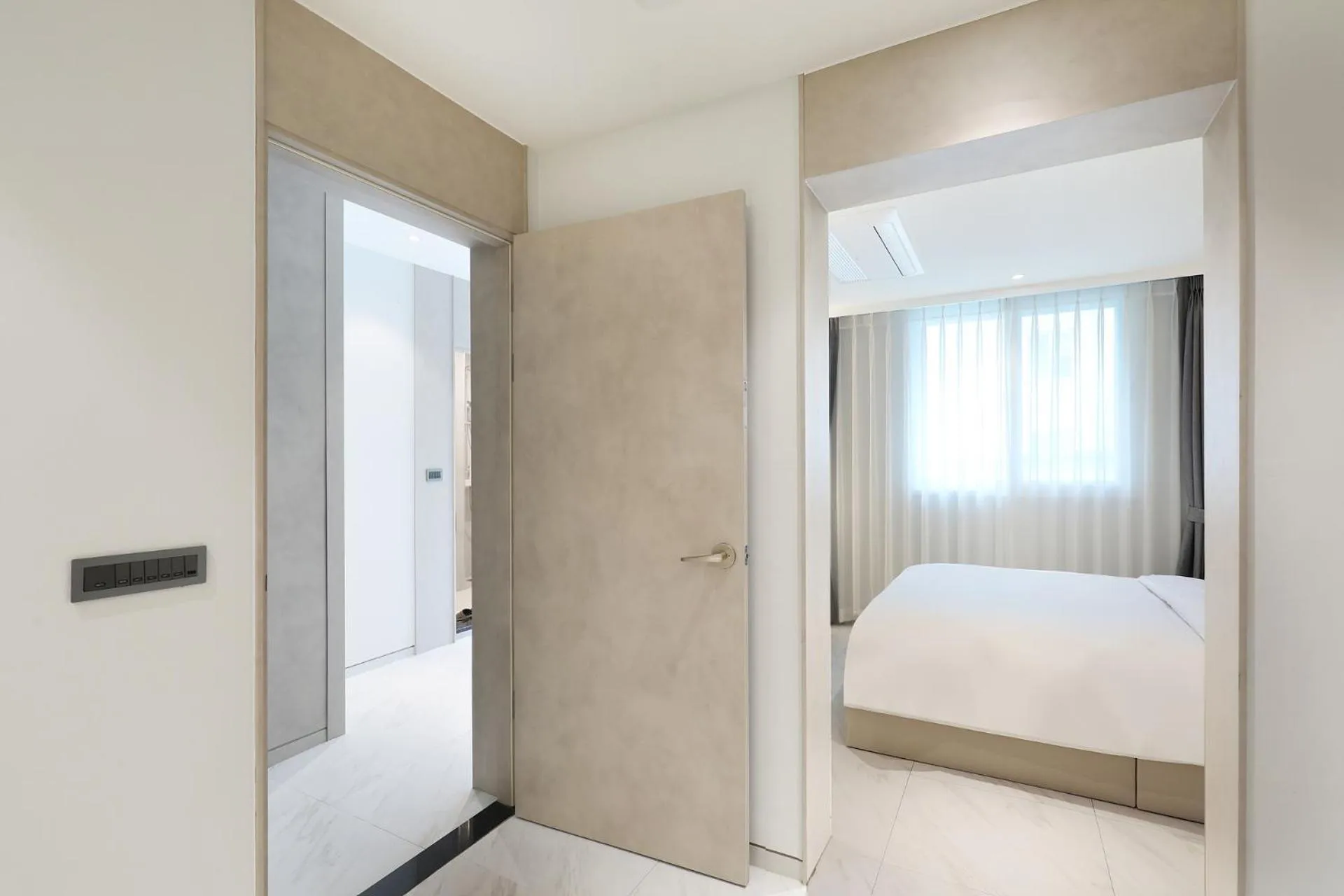 Bed in Hound Hotel Asan Terminal