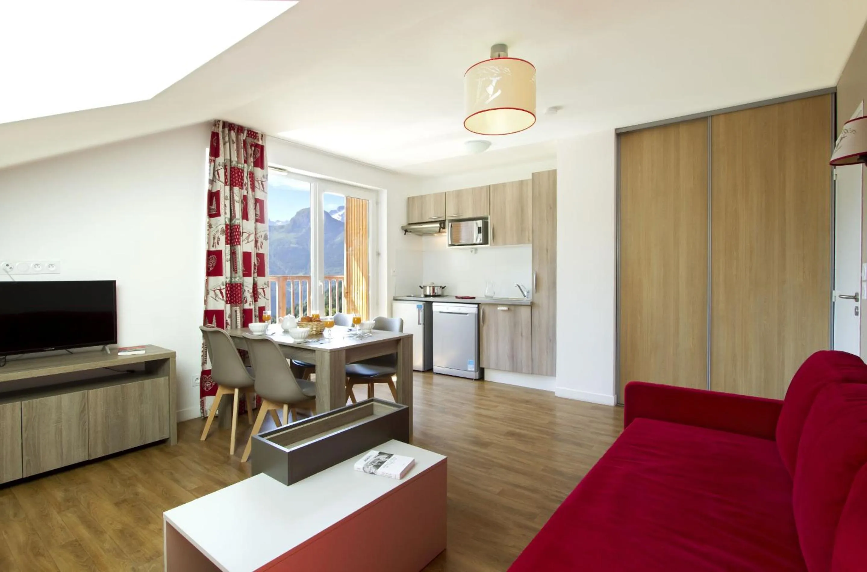 Seating area in Résidence Odalys Les Balcons d'Auréa