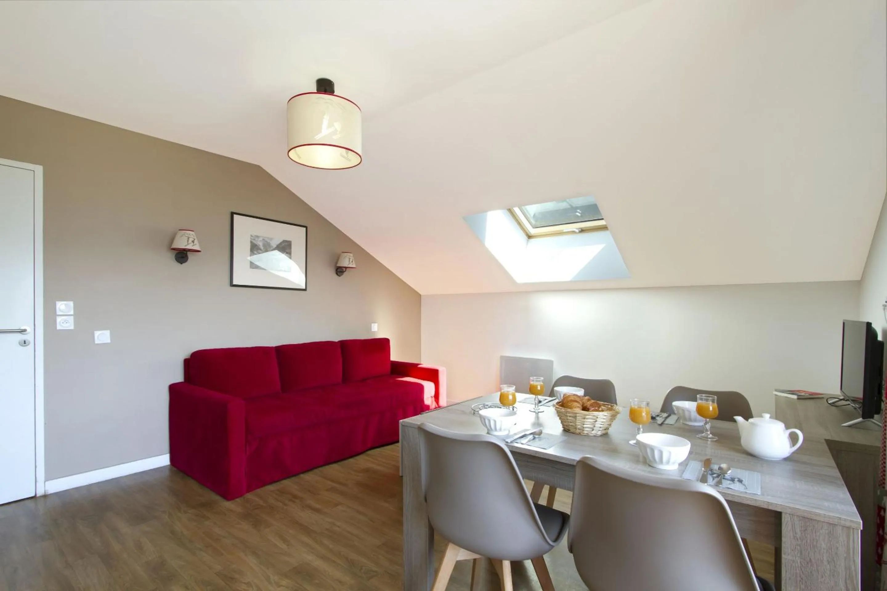 Seating area in Résidence Odalys Les Balcons d'Auréa