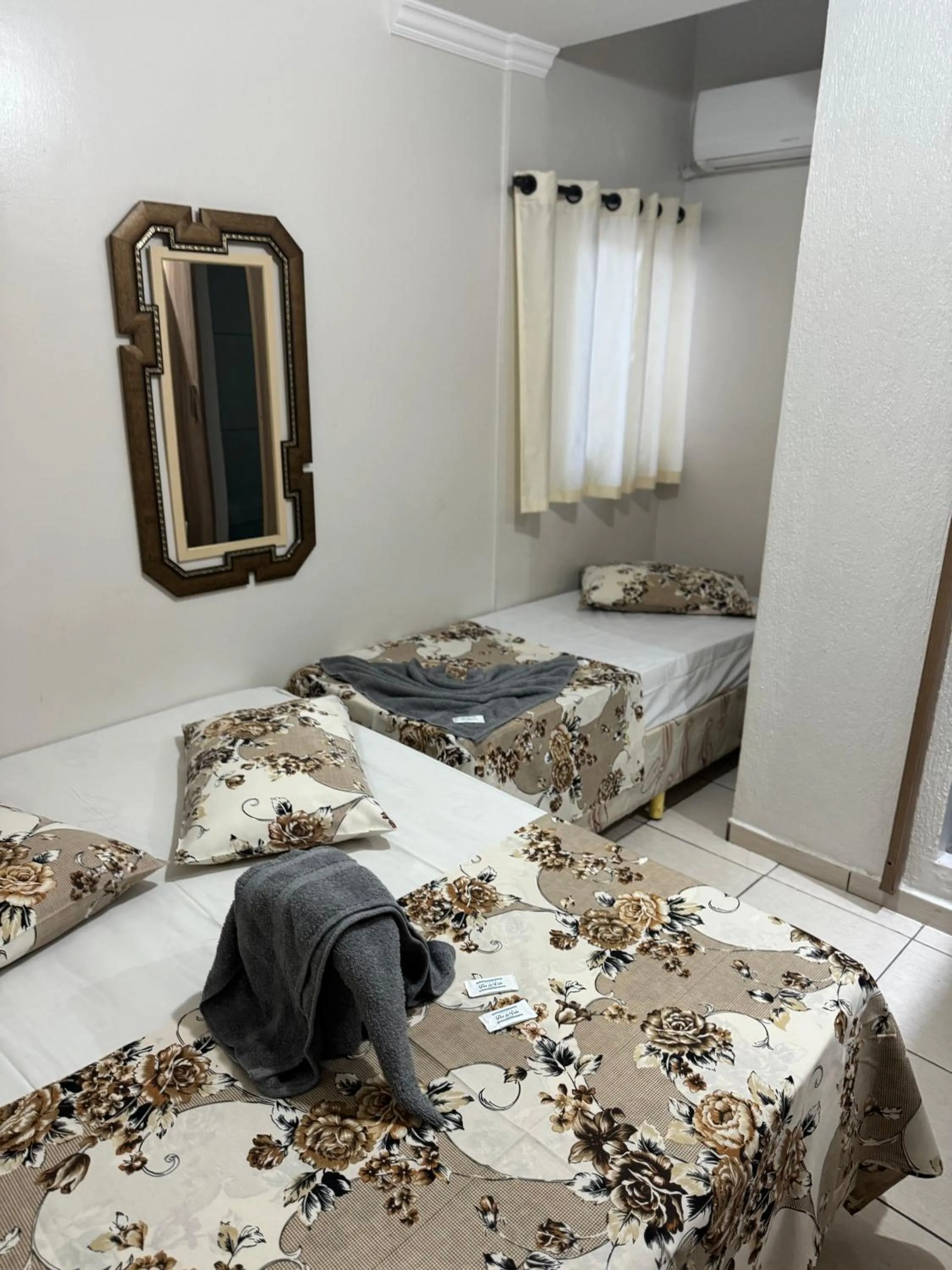 Bed in Pousada Rabake