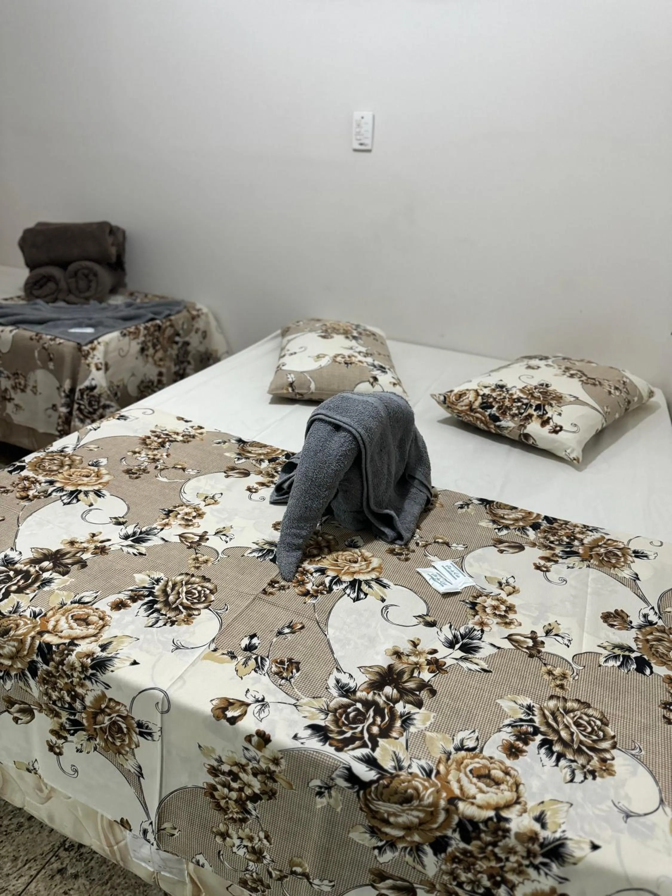 Bed in Pousada Rabake